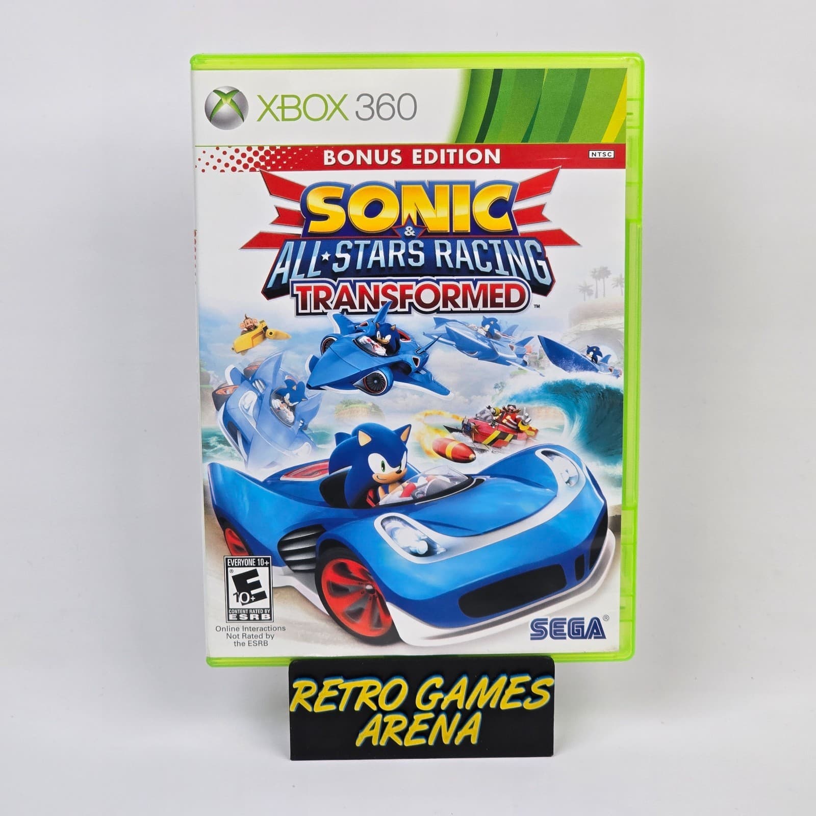 Sonic & All-Stars Racing Transformed - Bonus Edition (Xbox 360) Case & Disc