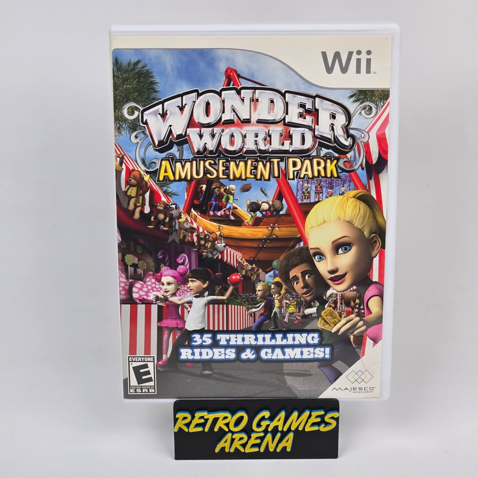 Wonder World Amusement Park (Nintendo Wii) CIB COMPLETE