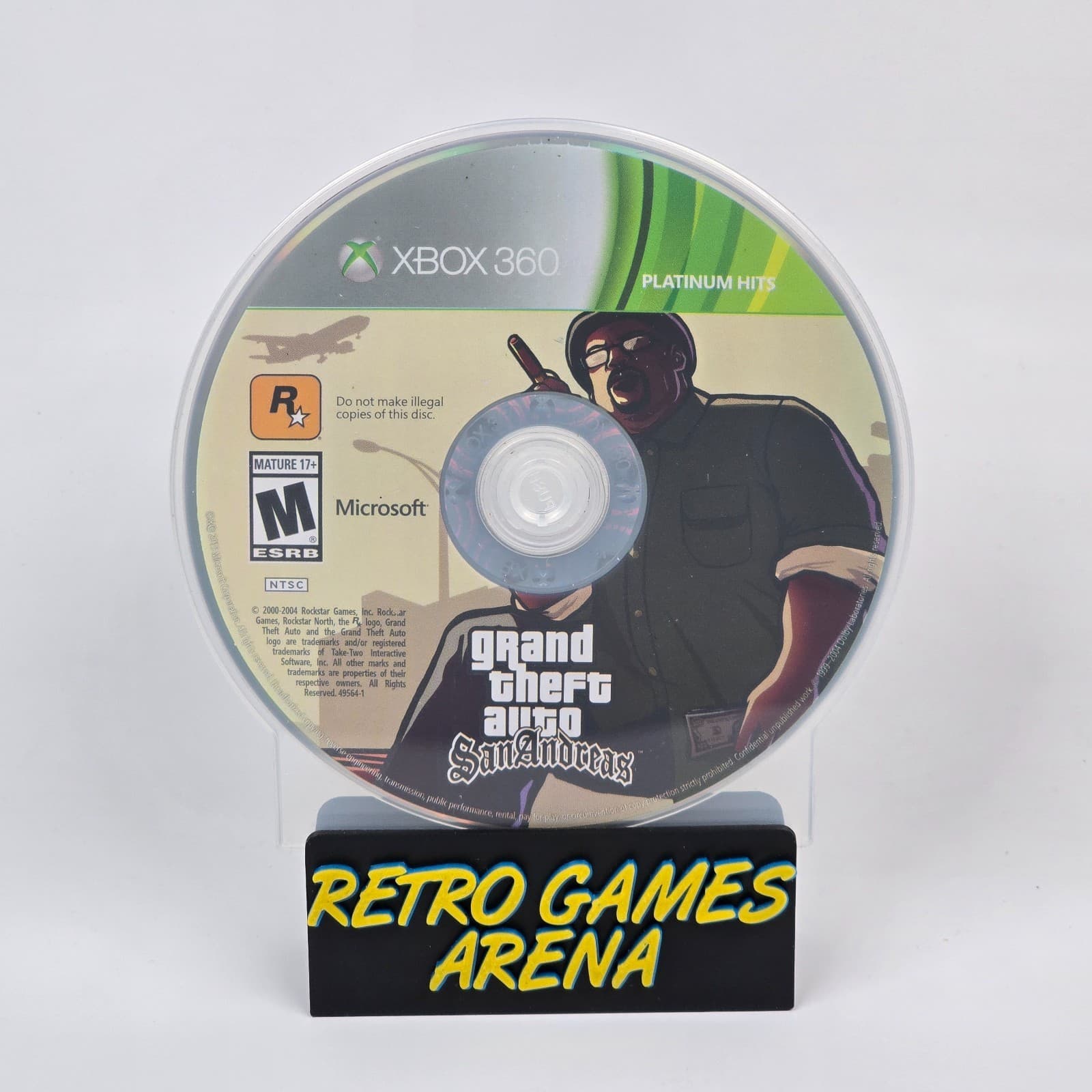 Grand Theft Auto: San Andreas (Xbox 360) Platinum Hits Disc