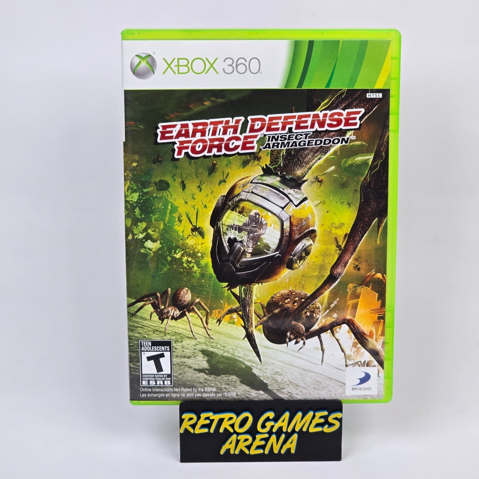 Earth Defense Force: Insect Armageddon (Xbox 360) Case & Disc