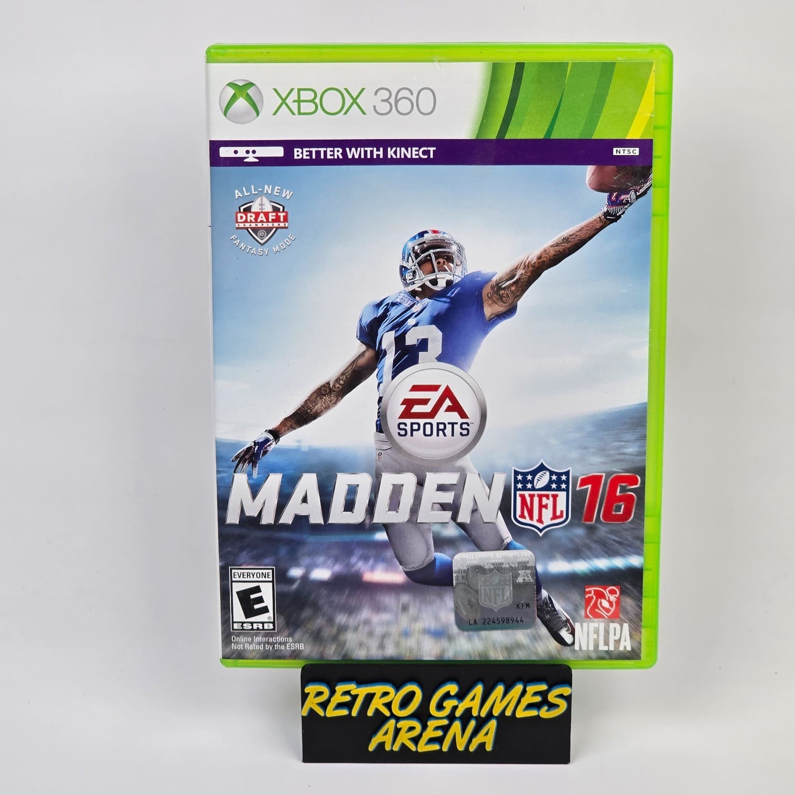 Madden NFL 16 (Xbox 360) Case & Disc
