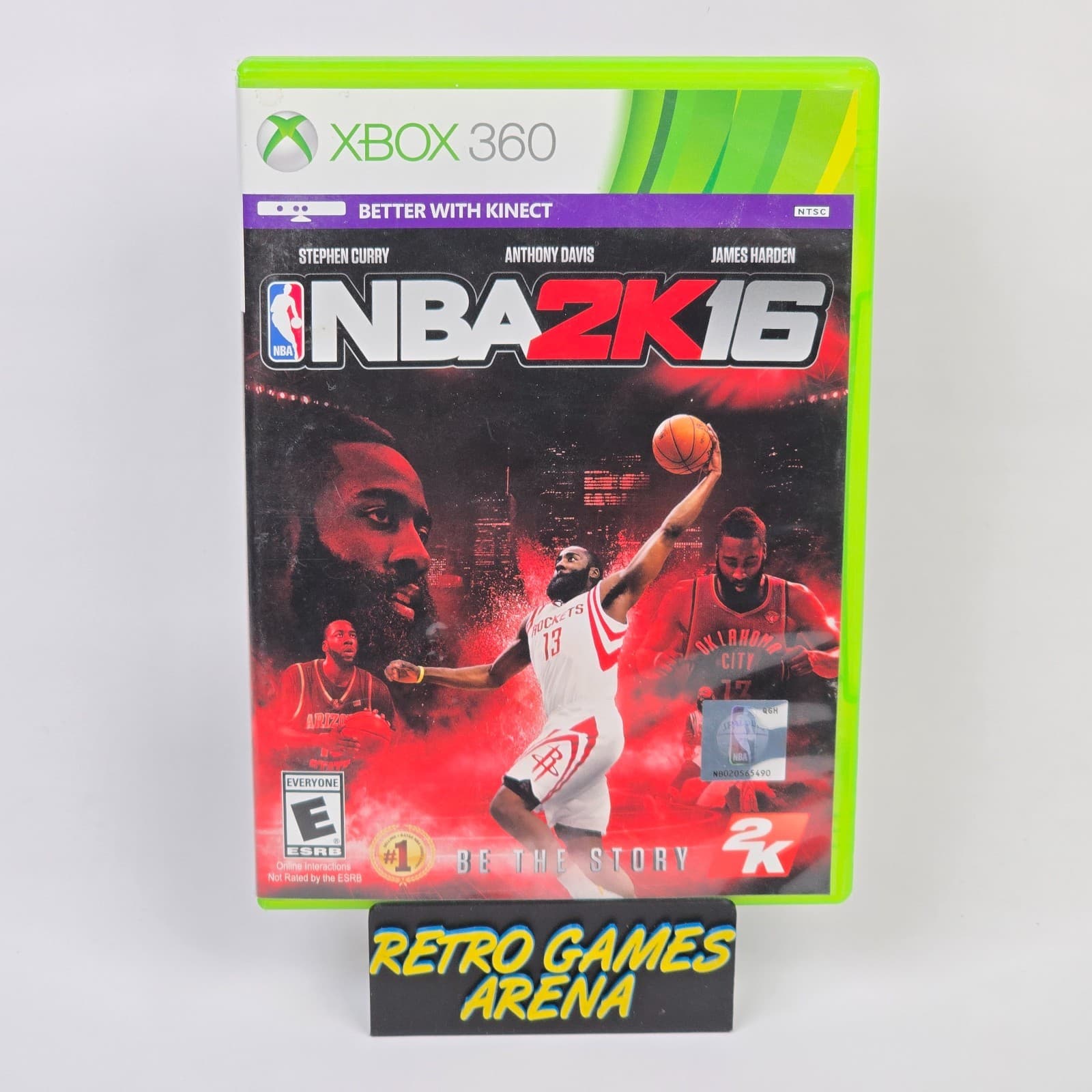 NBA 2K16 - James Harden Cover (Xbox 360) CIB COMPLETE