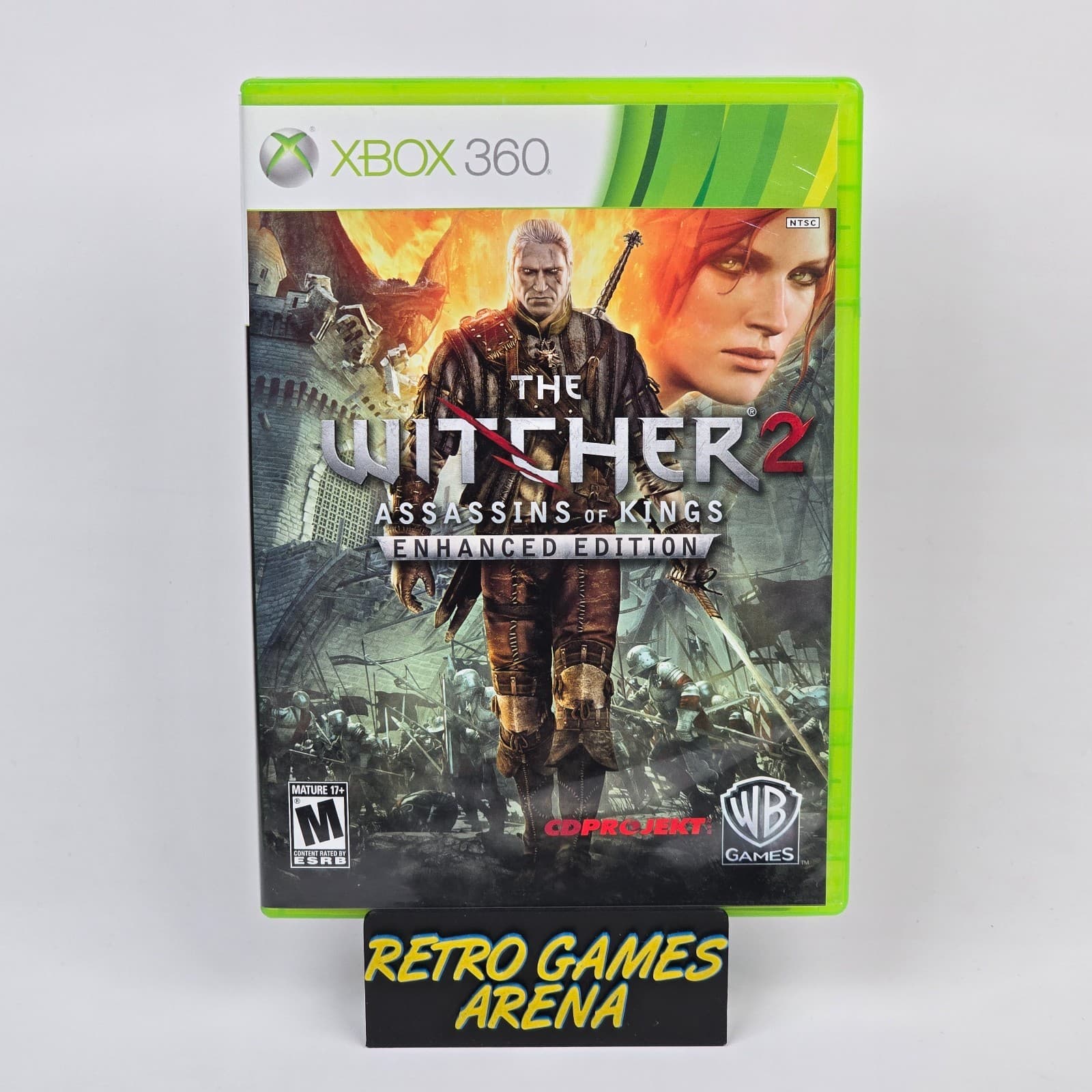 Witcher 2: Assassins of Kings -Enhanced Edition (Xbox 360) CIB COMPLETE with MAP