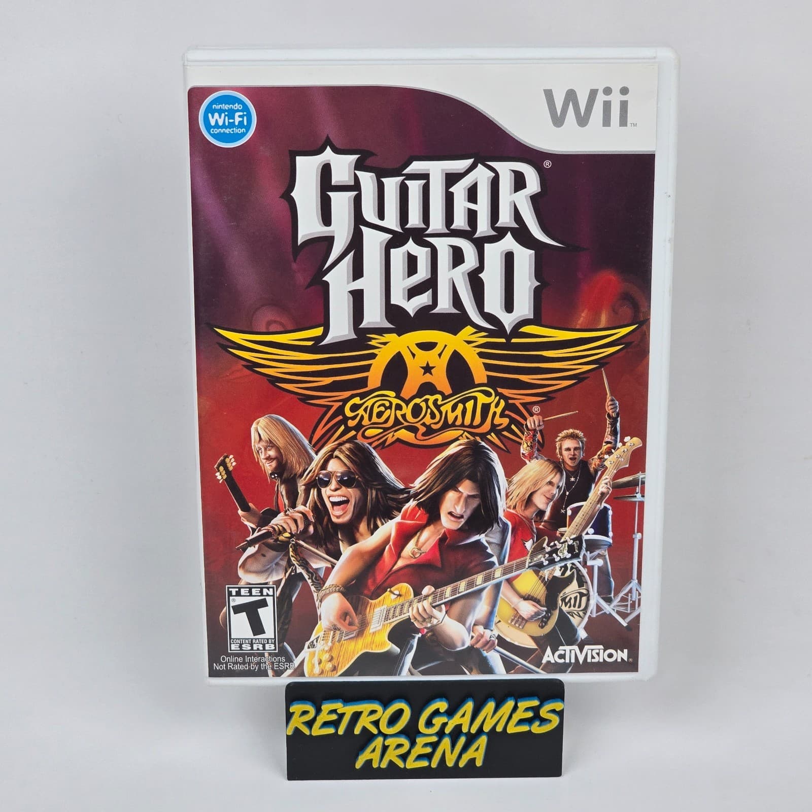 Guitar Hero: Aerosmith (Nintendo Wii) Case & Disc