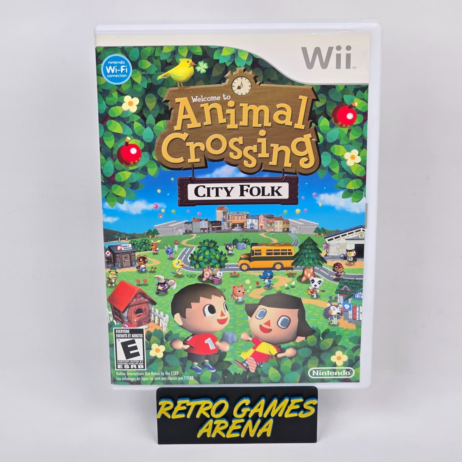 Animal Crossing: City Folk (Nintendo Wii) Case & Disc