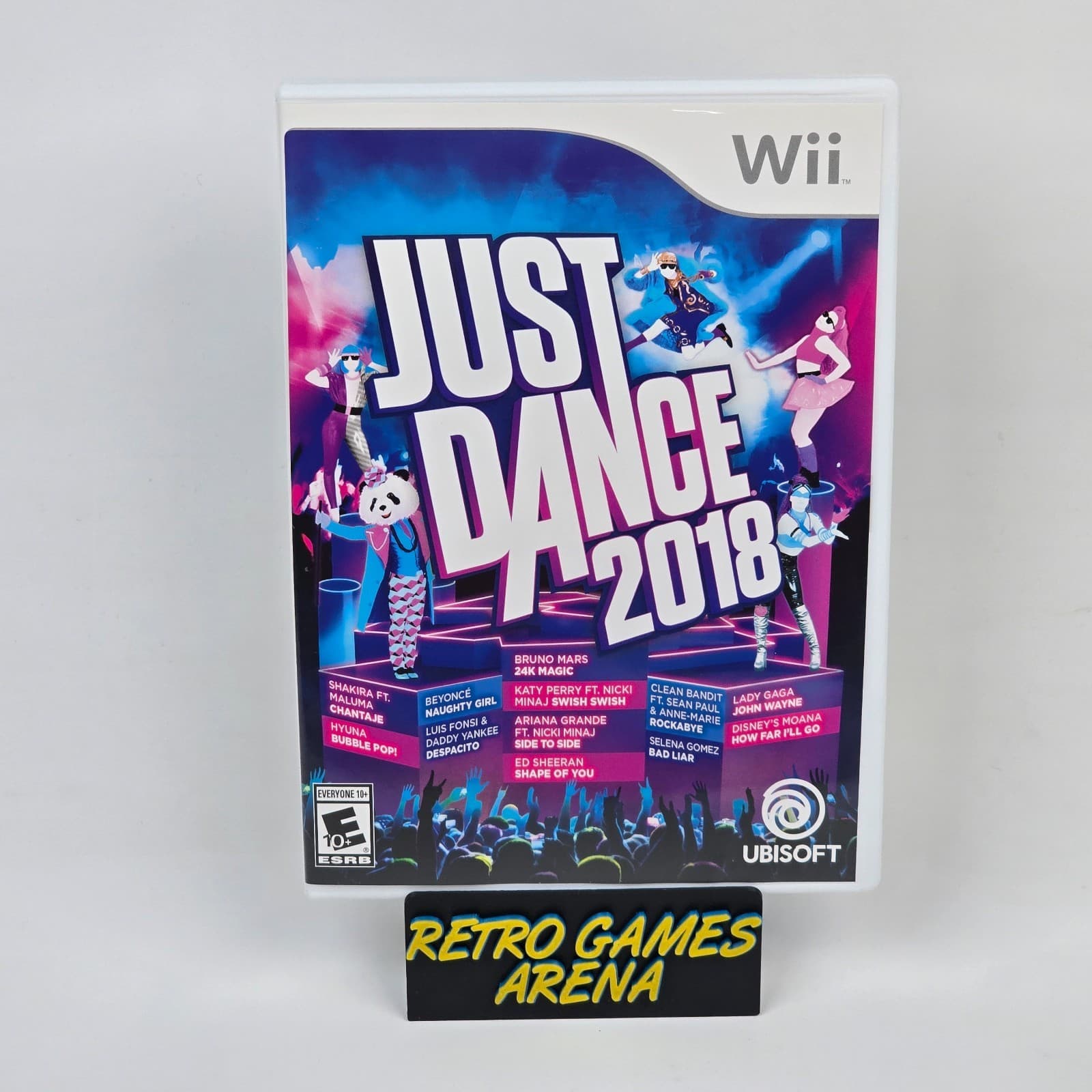 Just Dance 2018 (Nintendo Wii) Case & Disc
