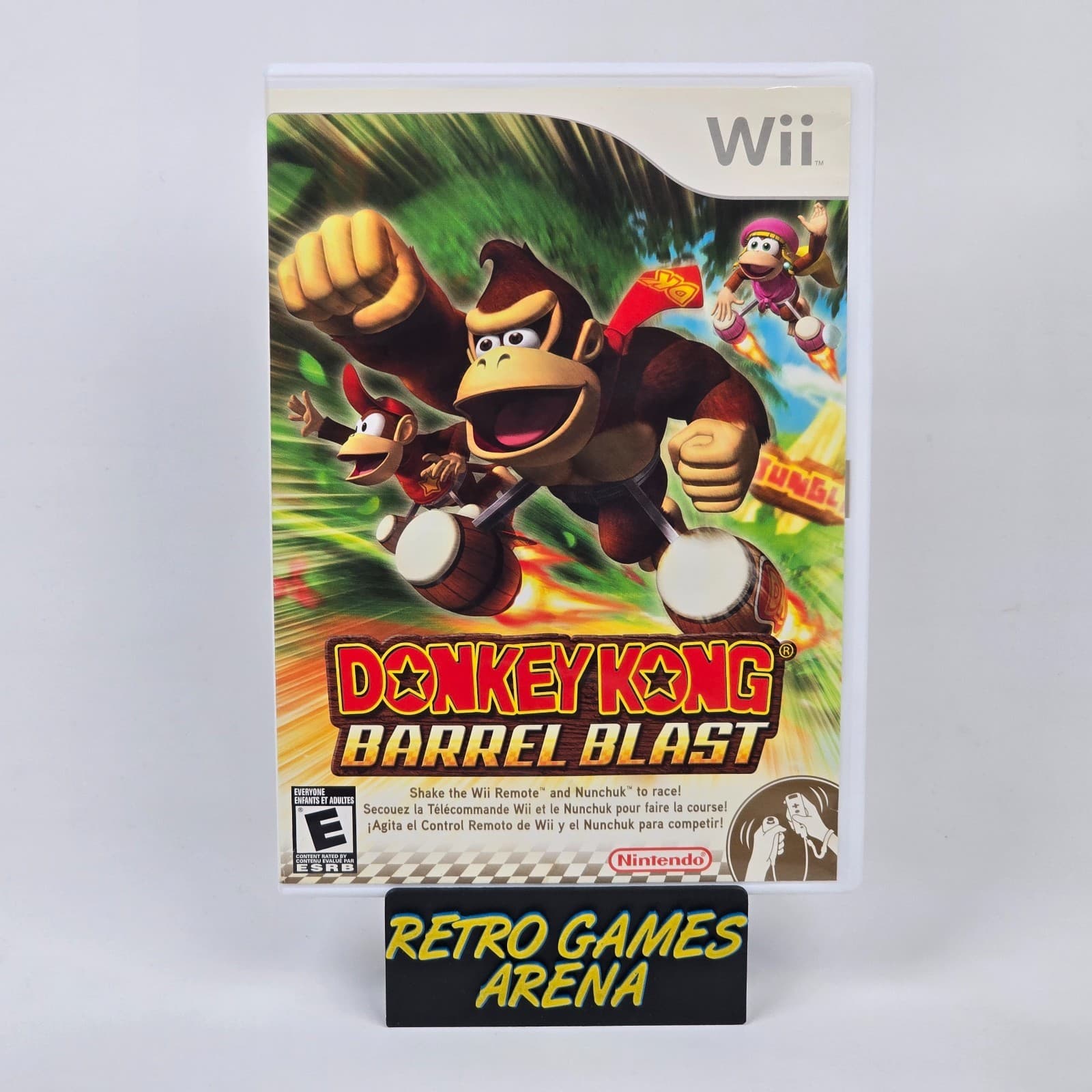 Donkey Kong: Barrel Blast (Nintendo Wii) Case & Disc