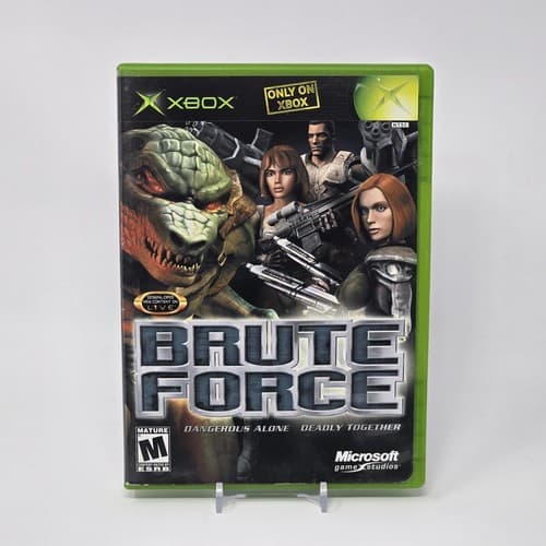 Brute Force (Original Xbox) Black Label CIB COMPLETE & TESTED