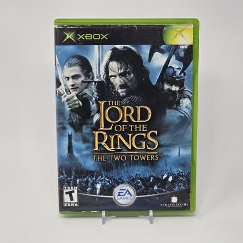 The Lord of the Rings: The Two Towers (Original Xbox) Black Label CIB & TESTED