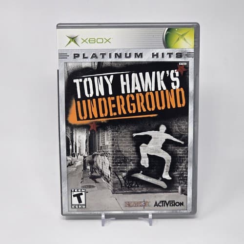 Tony Hawk's Underground (Original Xbox) Platinum Hits CIB COMPLETE & TESTED