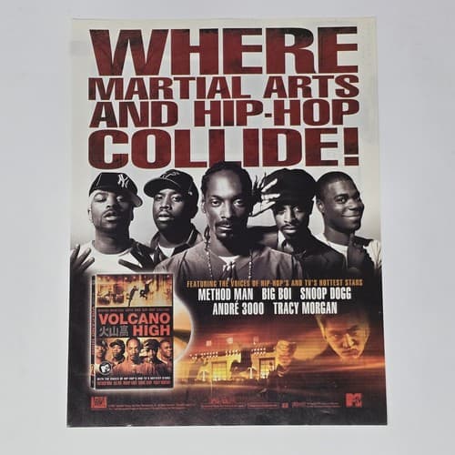 Volcano High Snoop Dogg Method Man DVD Print Ad/Poster Official Promo Art
