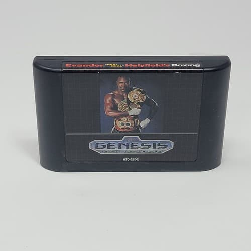 Evander Holyfields Real Deal Boxing (Sega Genesis) Cartridge CLEANED & TESTED