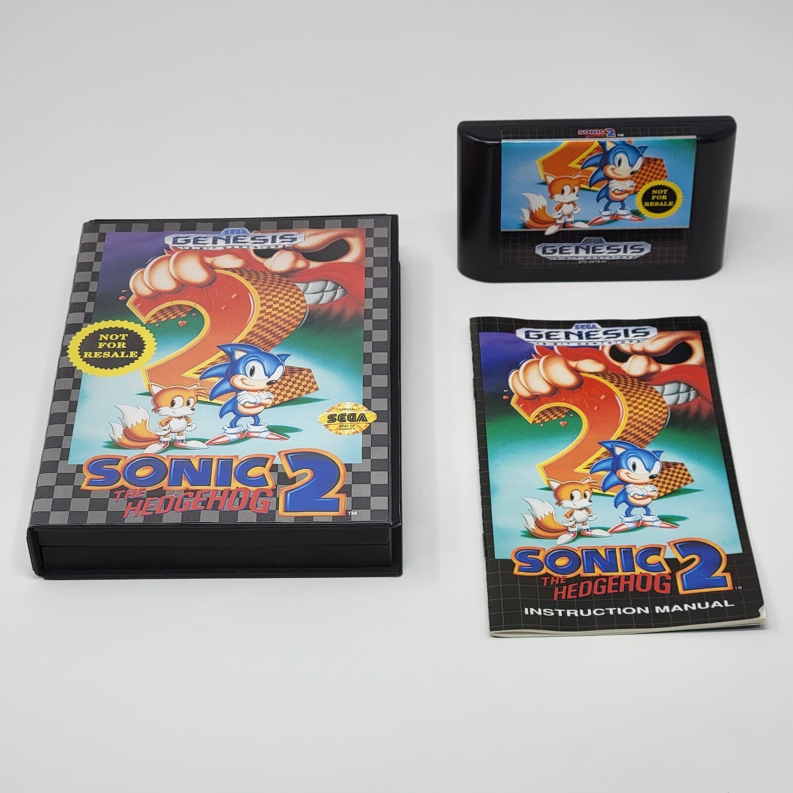 Sonic the Hedgehog 2 (Sega Genesis) CIB COMPLETE & TESTED