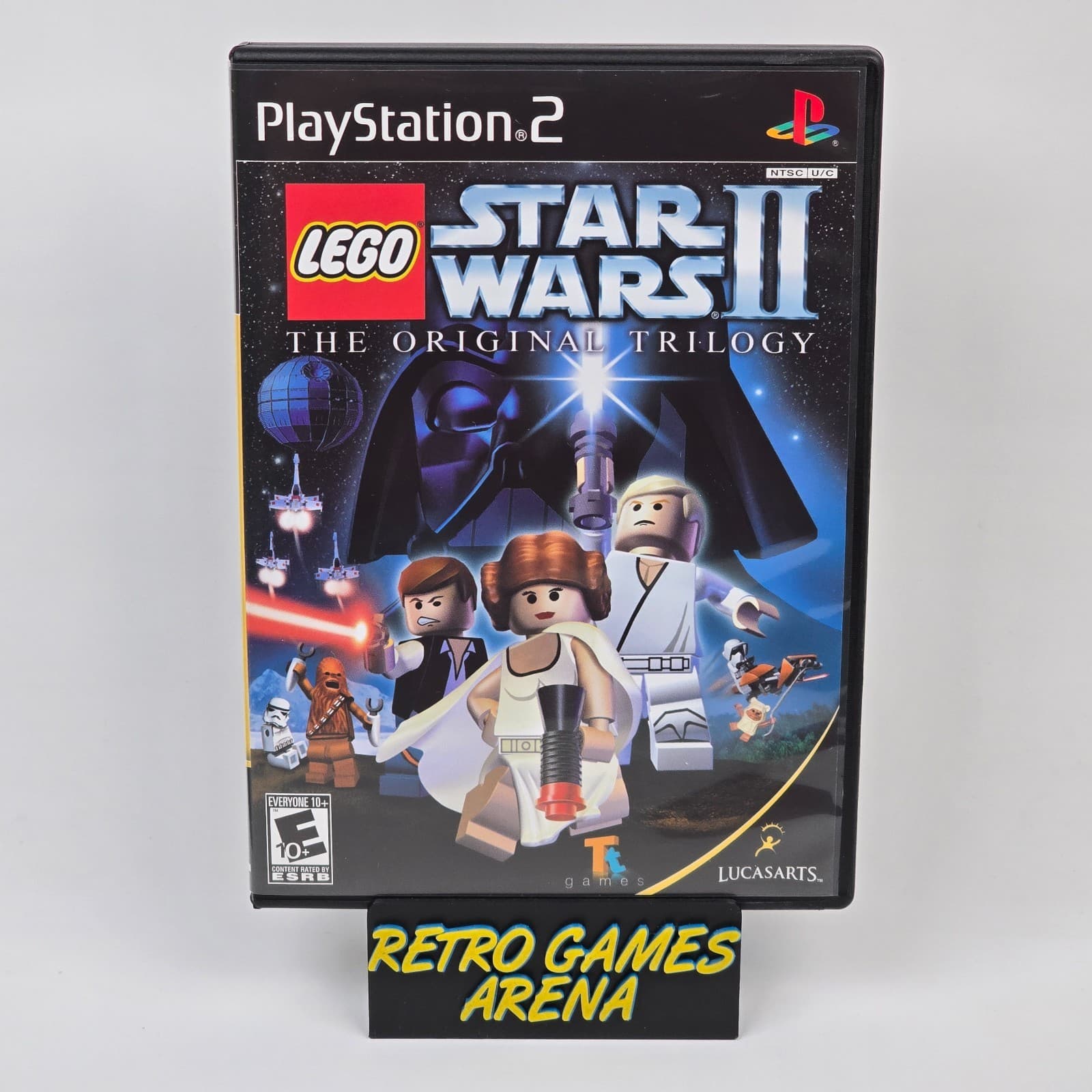 LEGO Star Wars II (PlayStation 2 PS2) Black Label Case & Disc TESTED