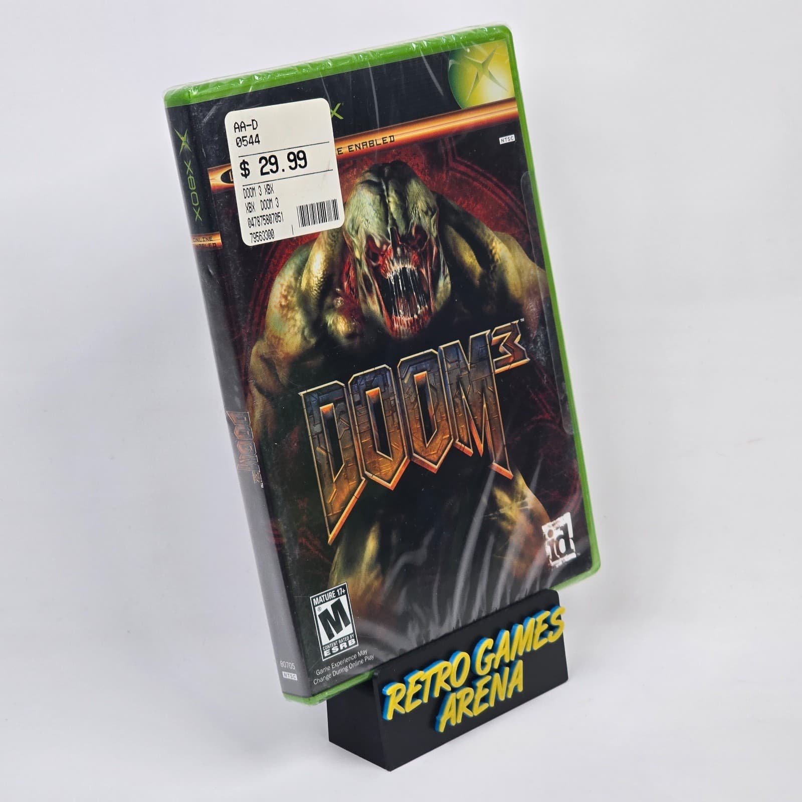 Doom 3 (Original Xbox) Black Label BRAND NEW FACTORY SEALED