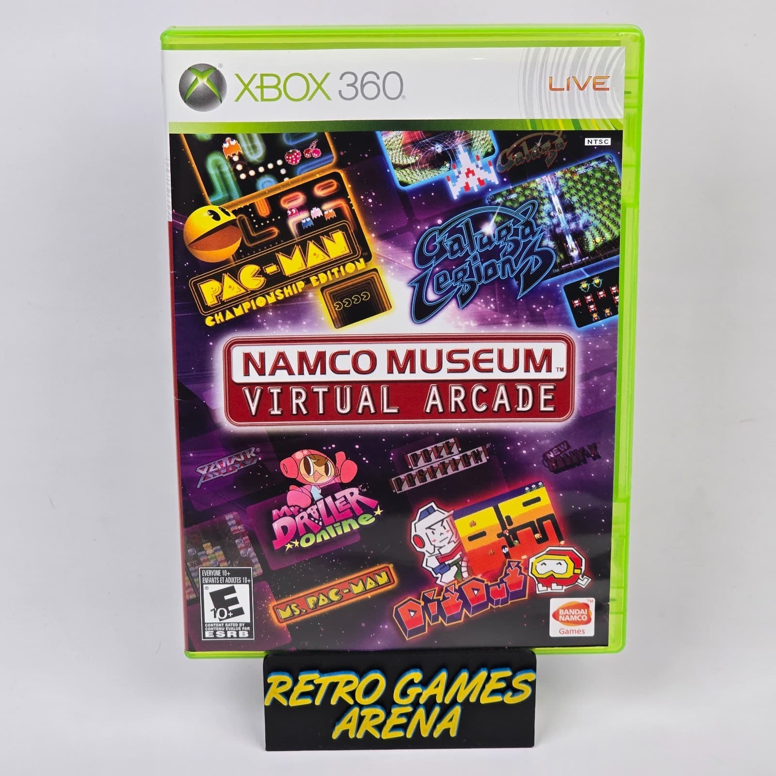 Namco Museum: Virtual Arcade (Xbox 360) CIB COMPLETE