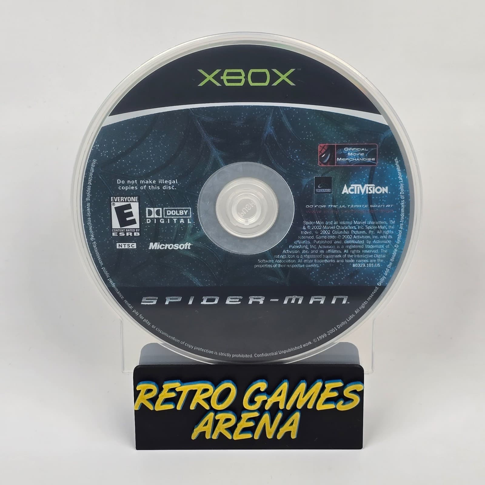 Spider-Man (Original Xbox) Black Label Disc