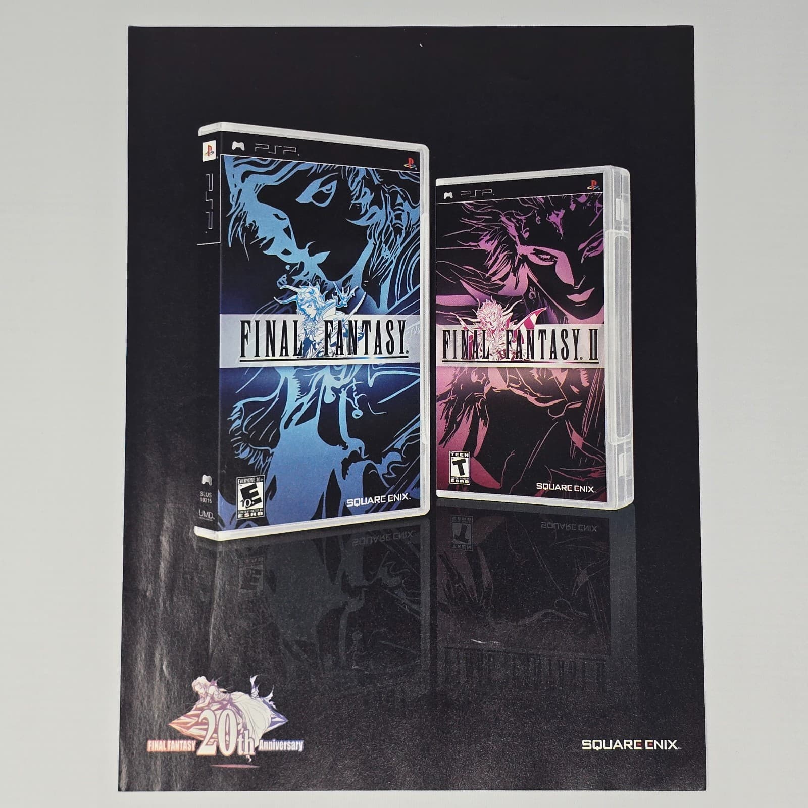Final Fantasy 20th Anniversary PSP Teen Print Ad/Poster