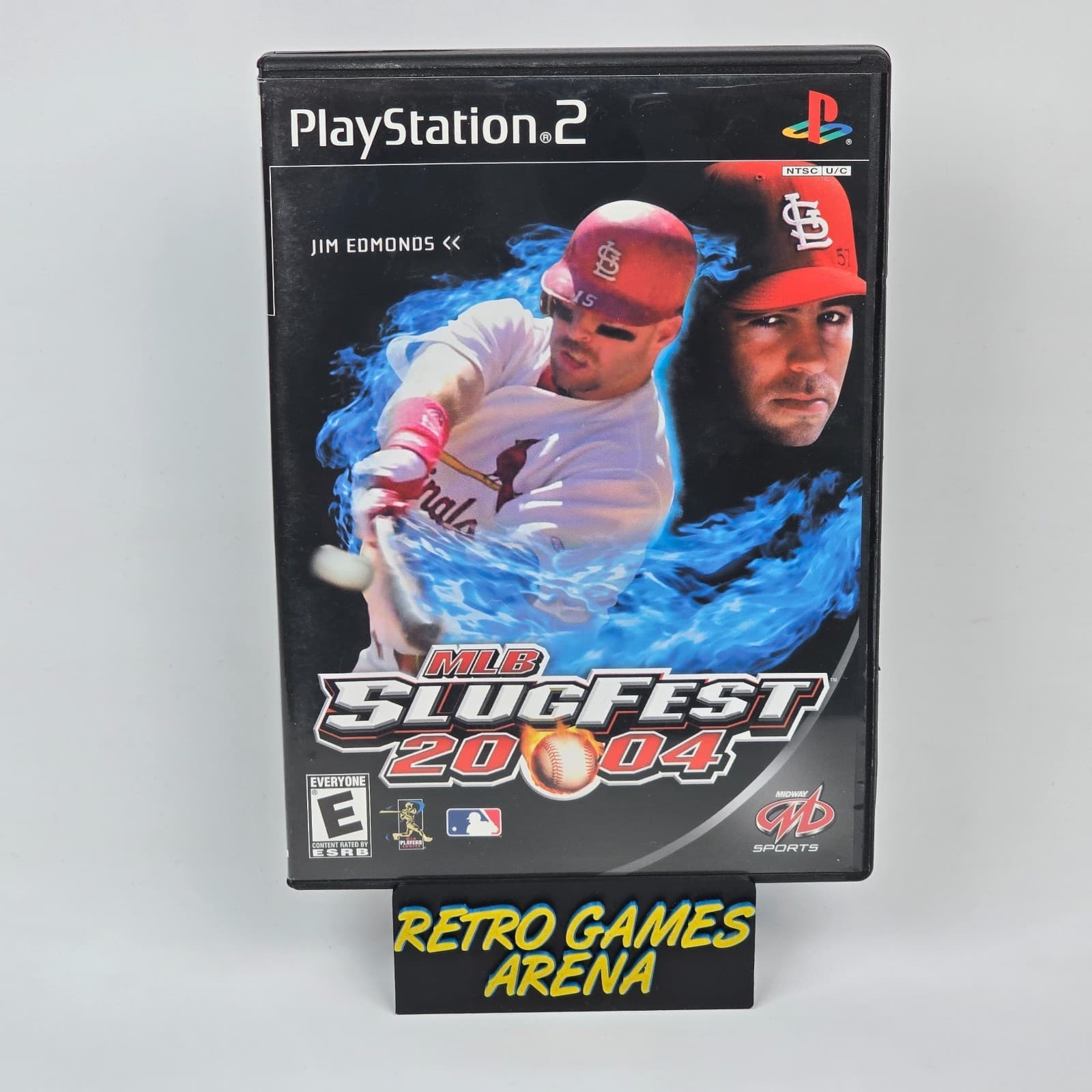 MLB SlugFest 2004 (PlayStation 2 PS2) Case & Disc