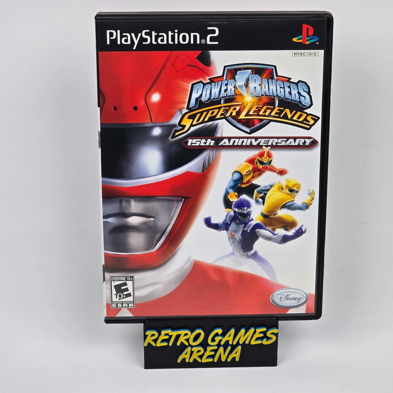 Power Rangers: Super Legends - 15th Anniversary (PlayStation 2 PS2) Case & Disc