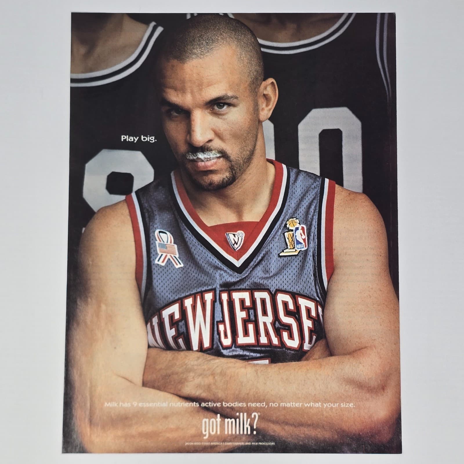 Got Milk Jason Kidd Play Big Print Ad/Poster