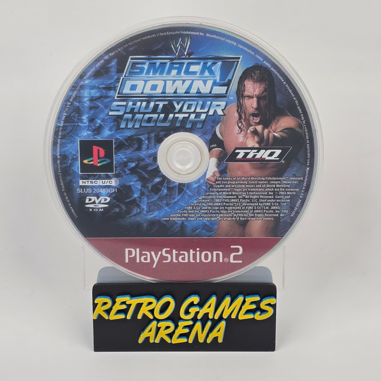 WWE Smackdown! Shut Your Mouth (PlayStation 2 PS2) Greatest Hits Disc