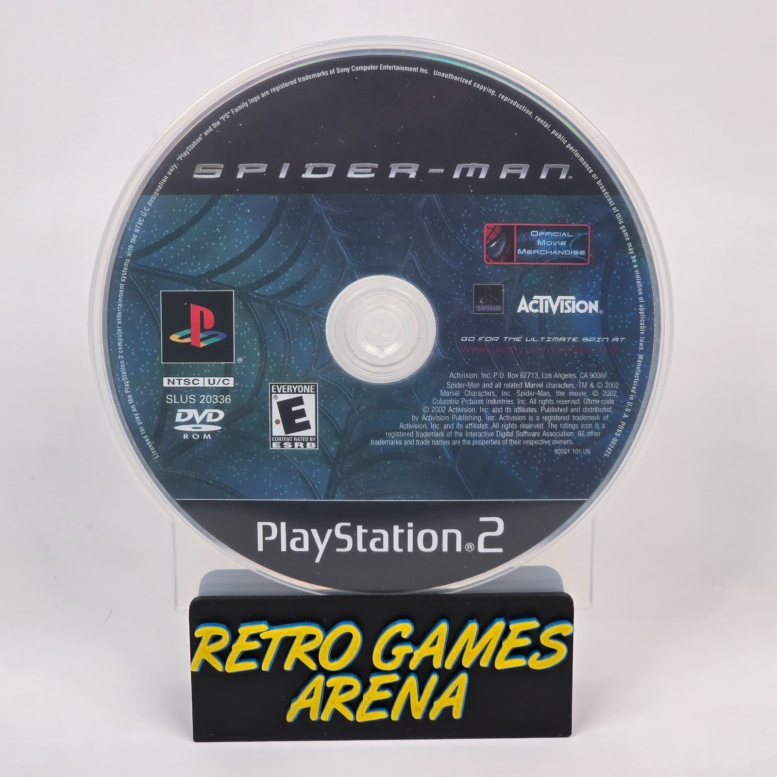 Spider-Man (PlayStation 2 PS2) Black Label Disc
