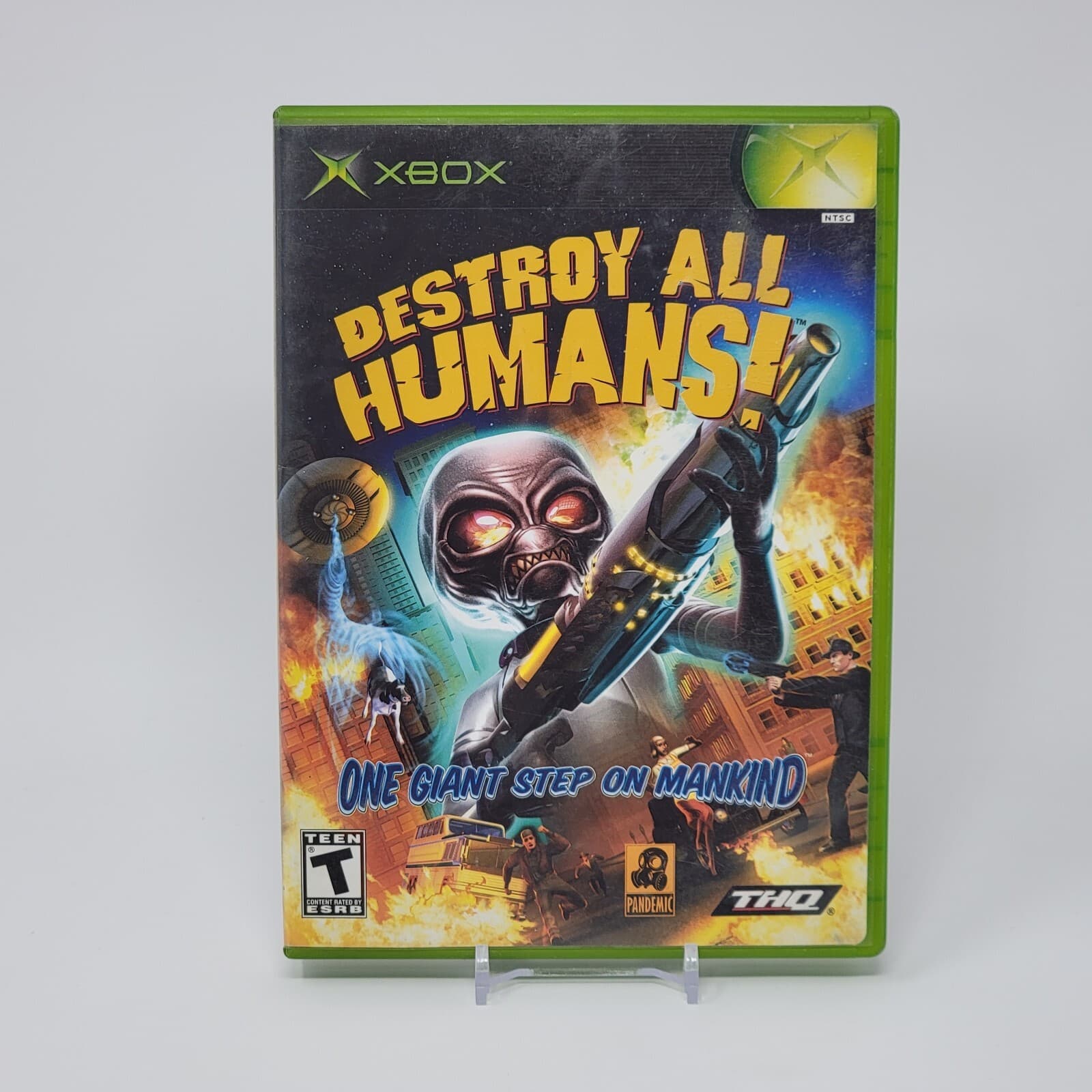 Destroy All Humans! (Original Xbox) Black Label CIB COMPLETE & TESTED