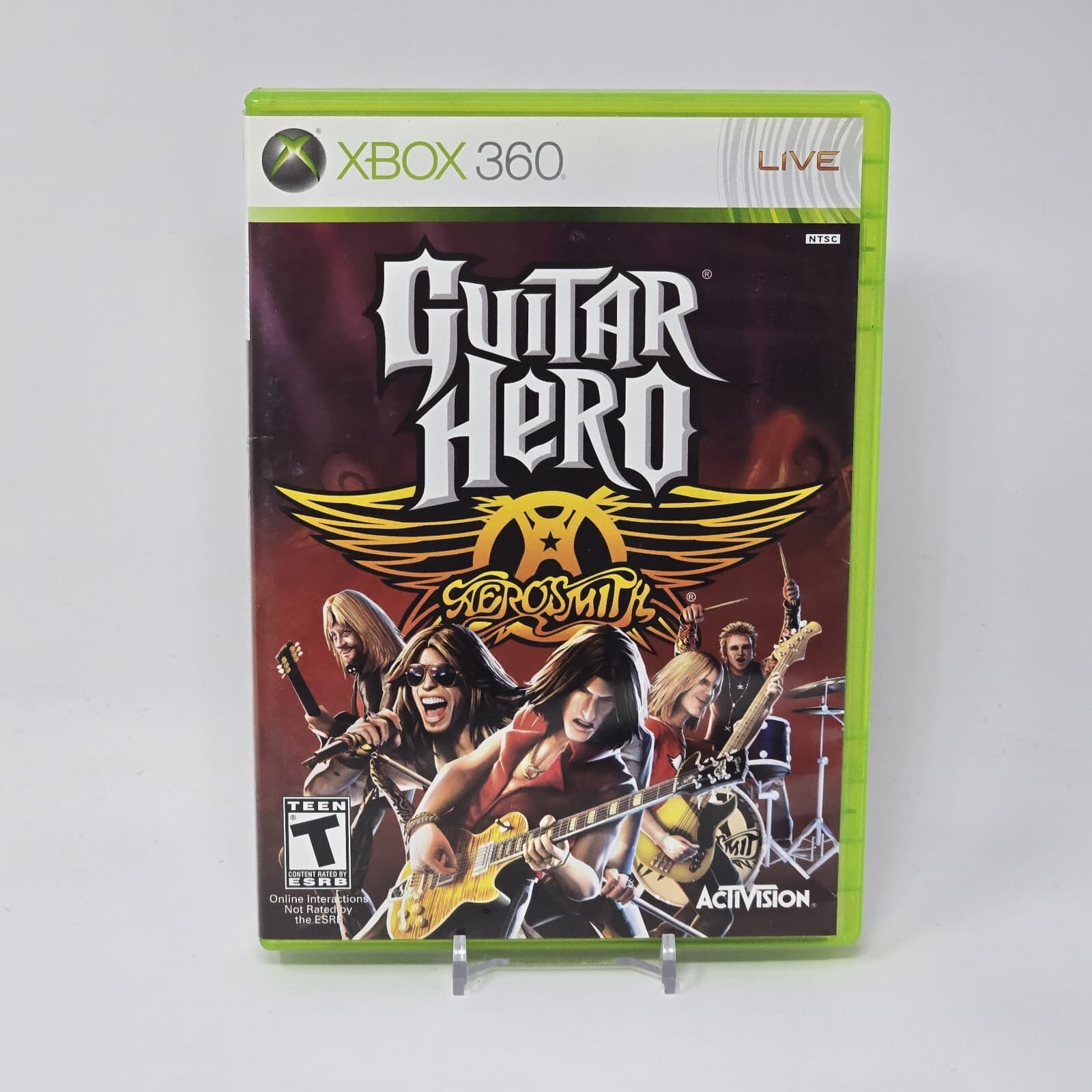 Guitar Hero: Aerosmith (Xbox 360) CIB COMPLETE & TESTED