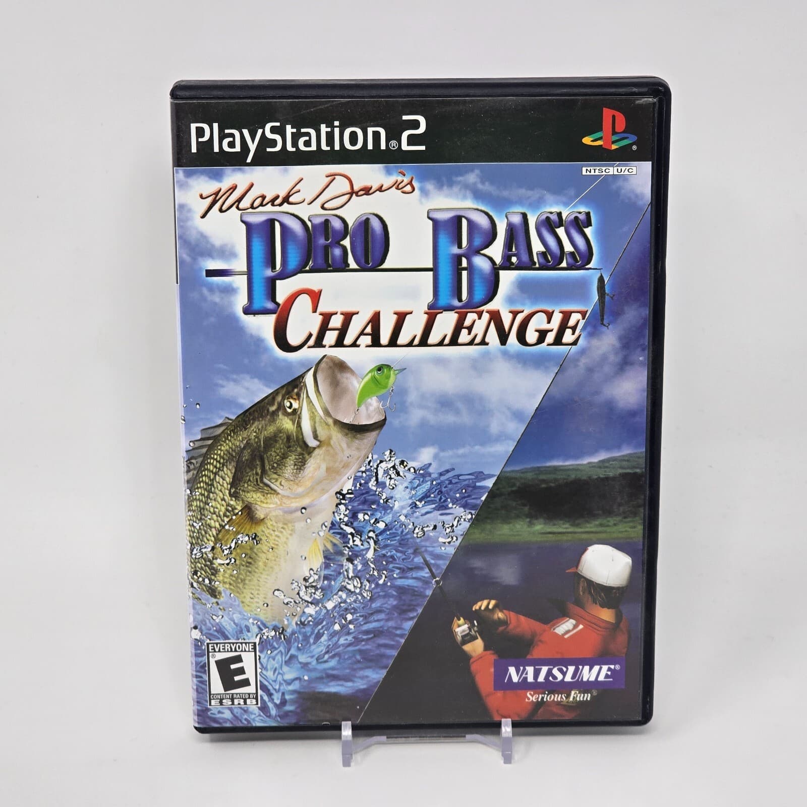 Mark Davis Pro Bass Challenge (PlayStation 2 PS2) Case & Disc TESTED