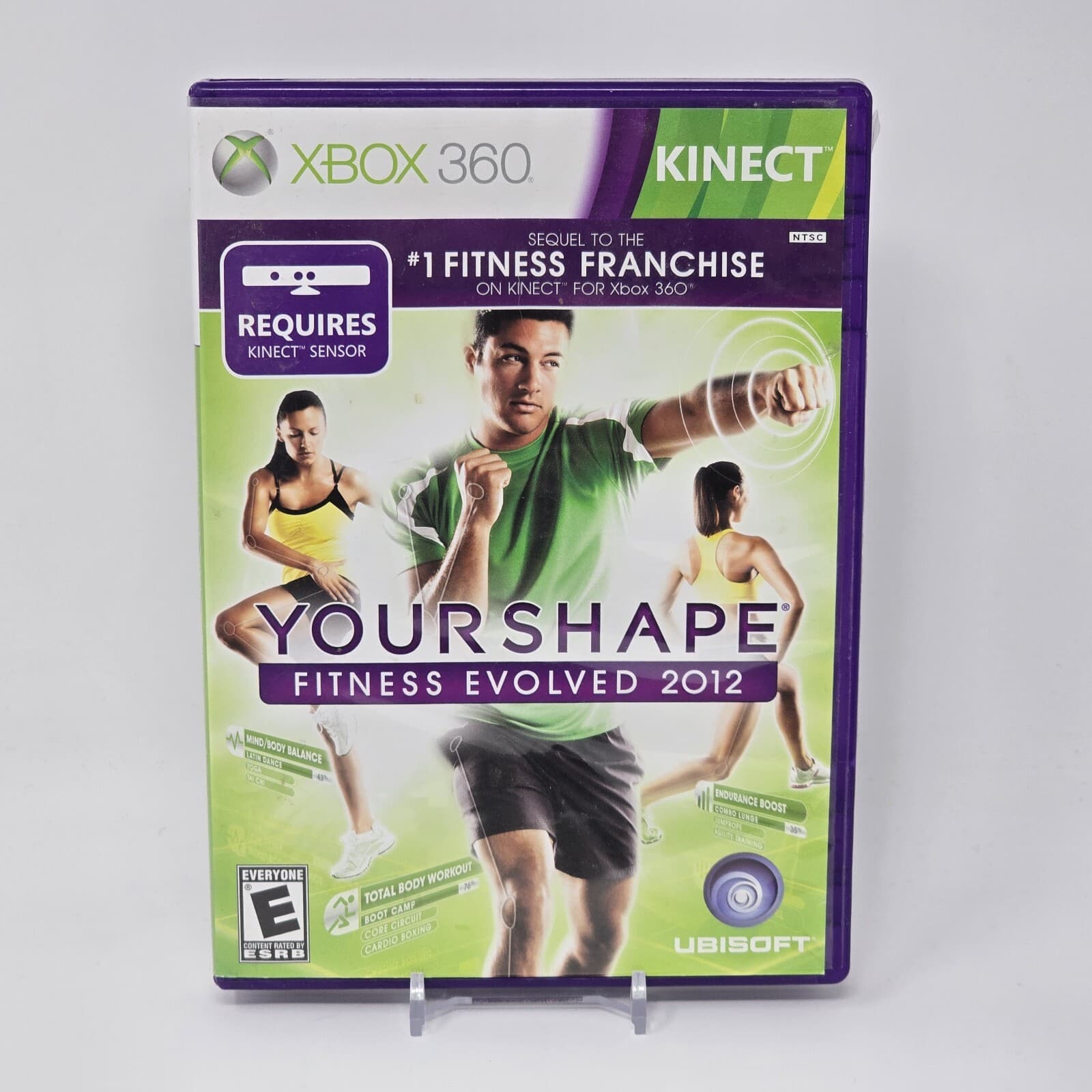 Your Shape: Fitness Evolved 2012 (Xbox 360) Case & Disc TESTED