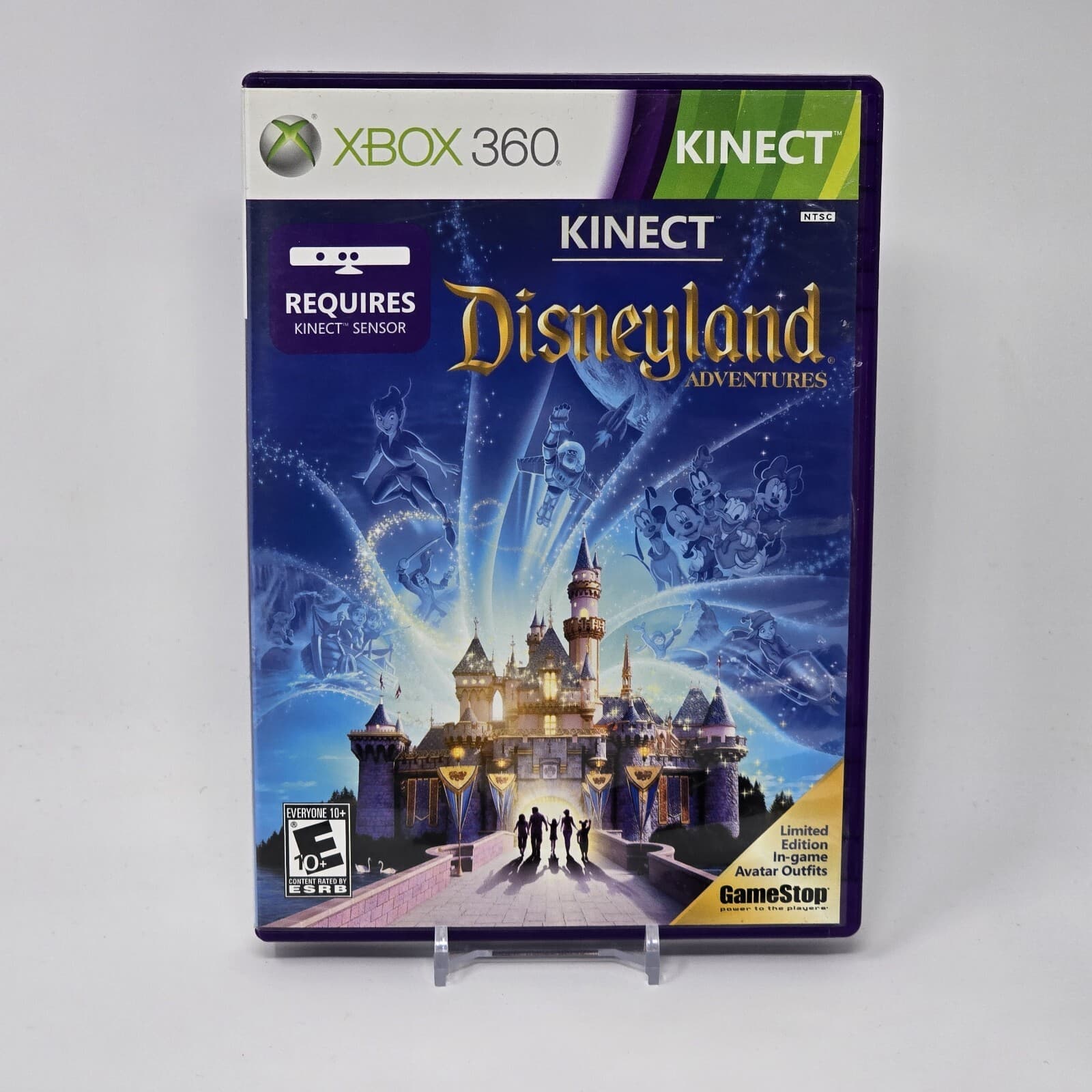 Kinect Disneyland Adventures (Xbox 360) CIB COMPLETE & TESTED