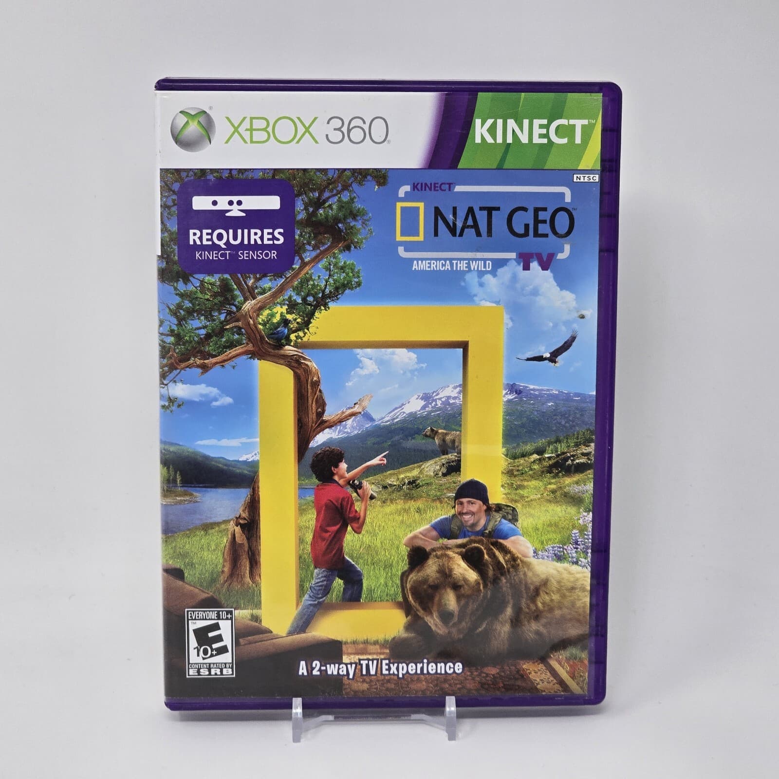 Nat Geo National Geographic: America The Wild (Xbox 360) CIB COMPLETE & TESTED