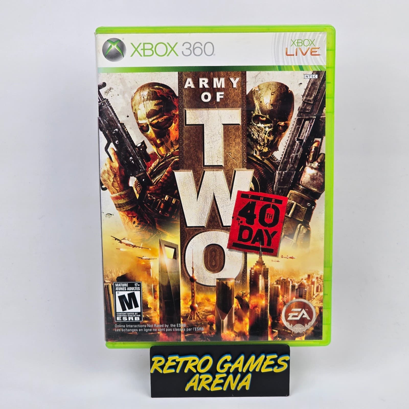 Army of Two: The 40th Day (Xbox 360) CIB COMPLETE & TESTED