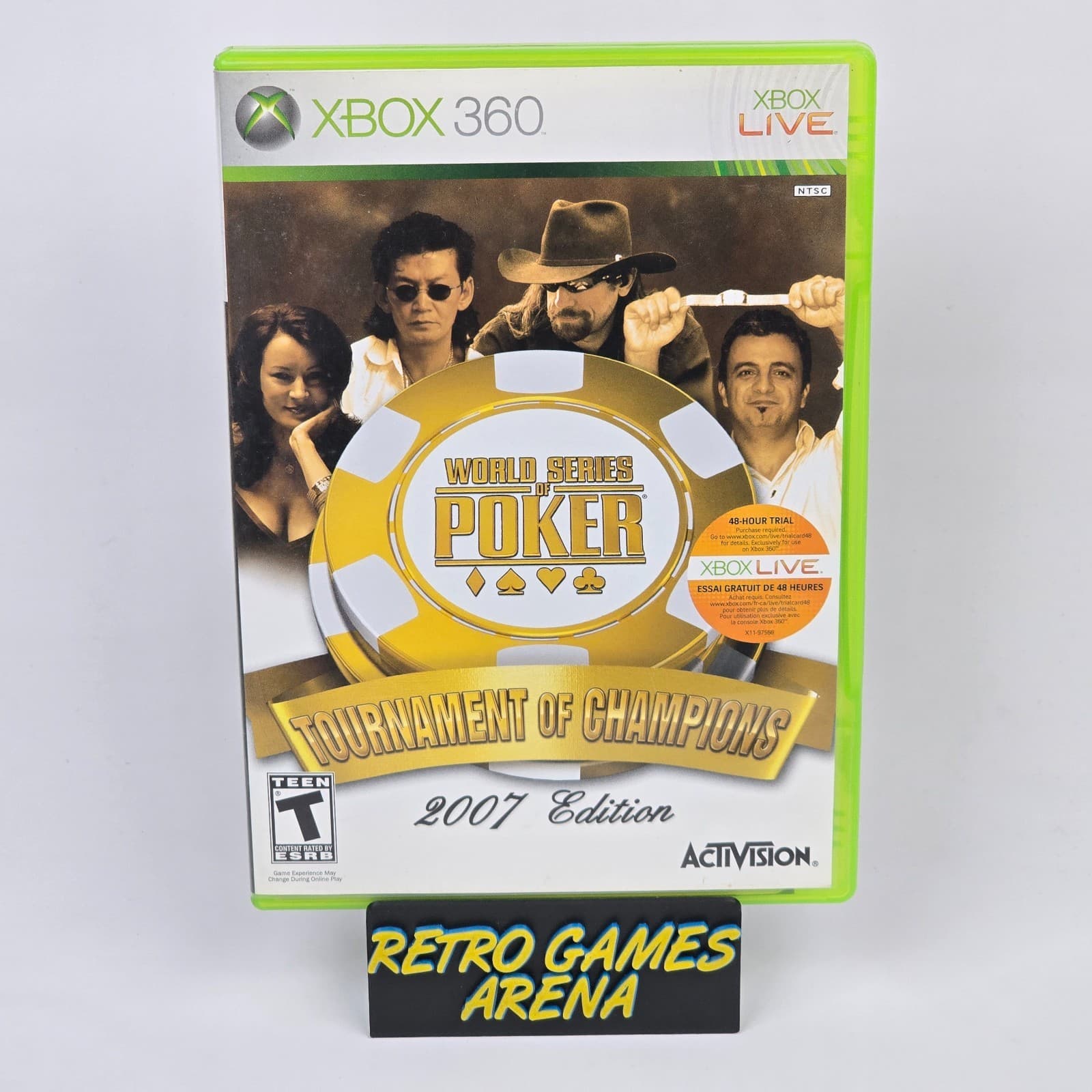 World Series of Poker: Tournament of Champions 2007 (Xbox 360) CIB & TESTED