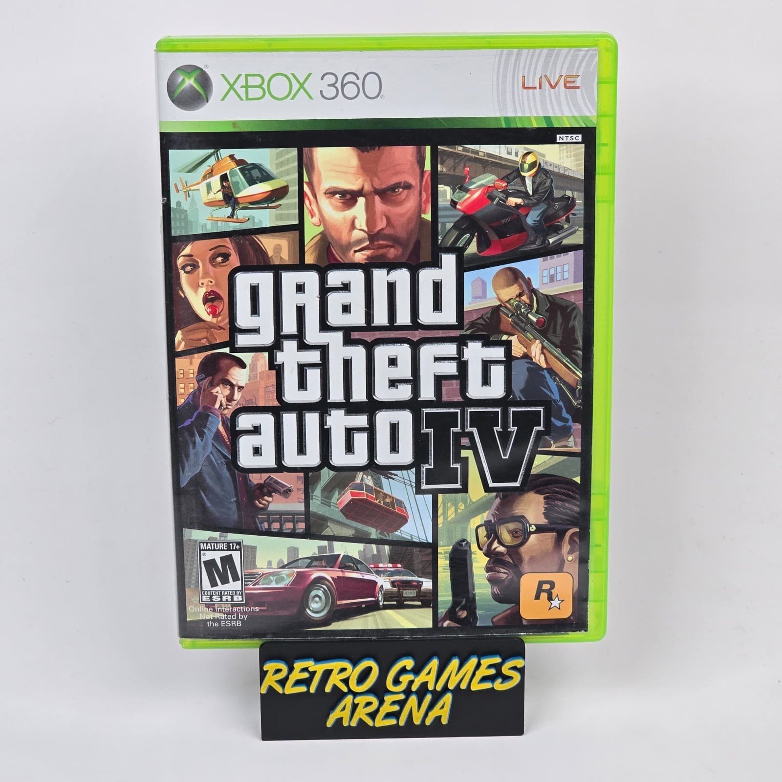 Grand Theft Auto IV GTA 4 (Xbox 360) CIB COMPLETE & TESTED