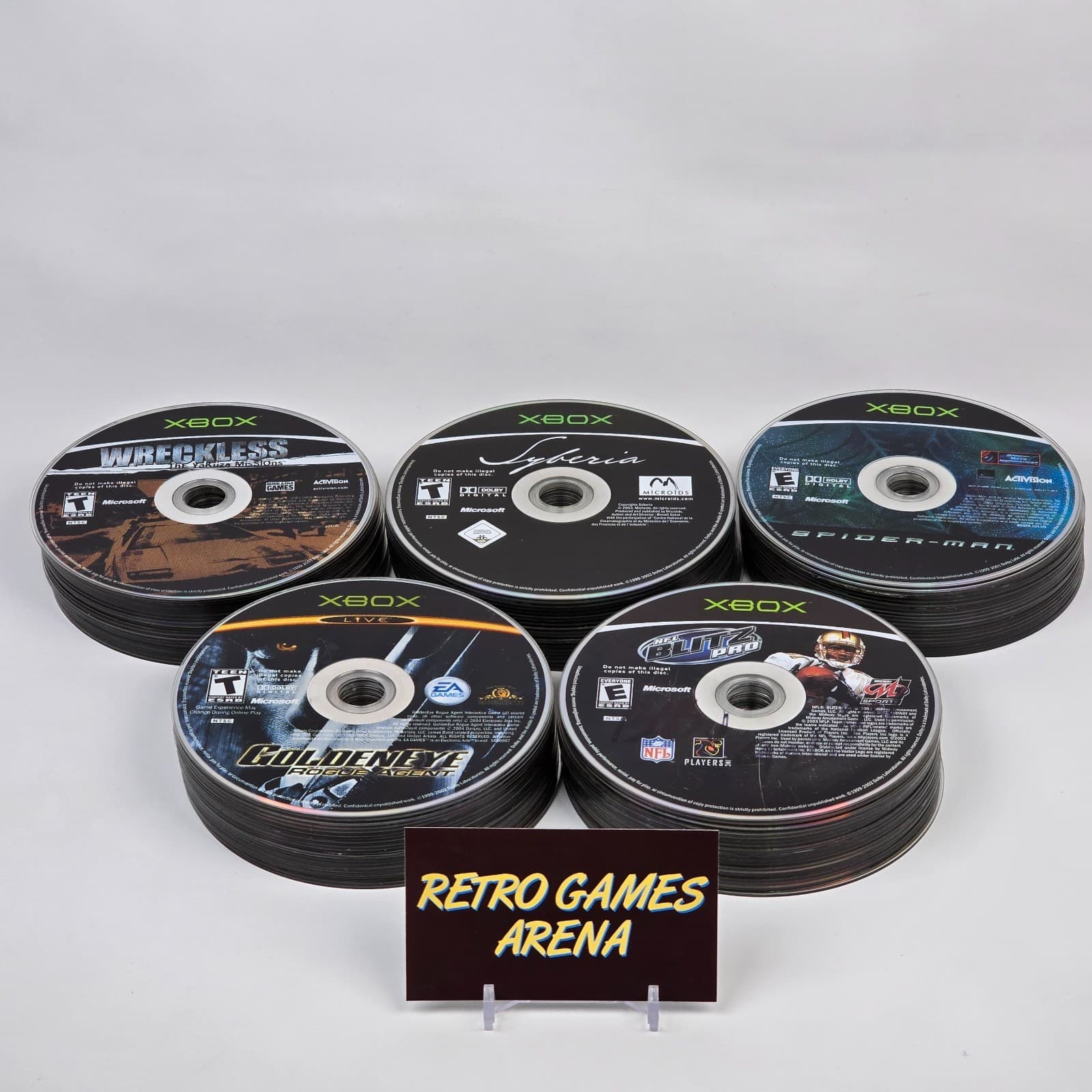 Lot of 100x Loose Original Xbox Discs LOT D (UNTESTED) Some will need resurfaced