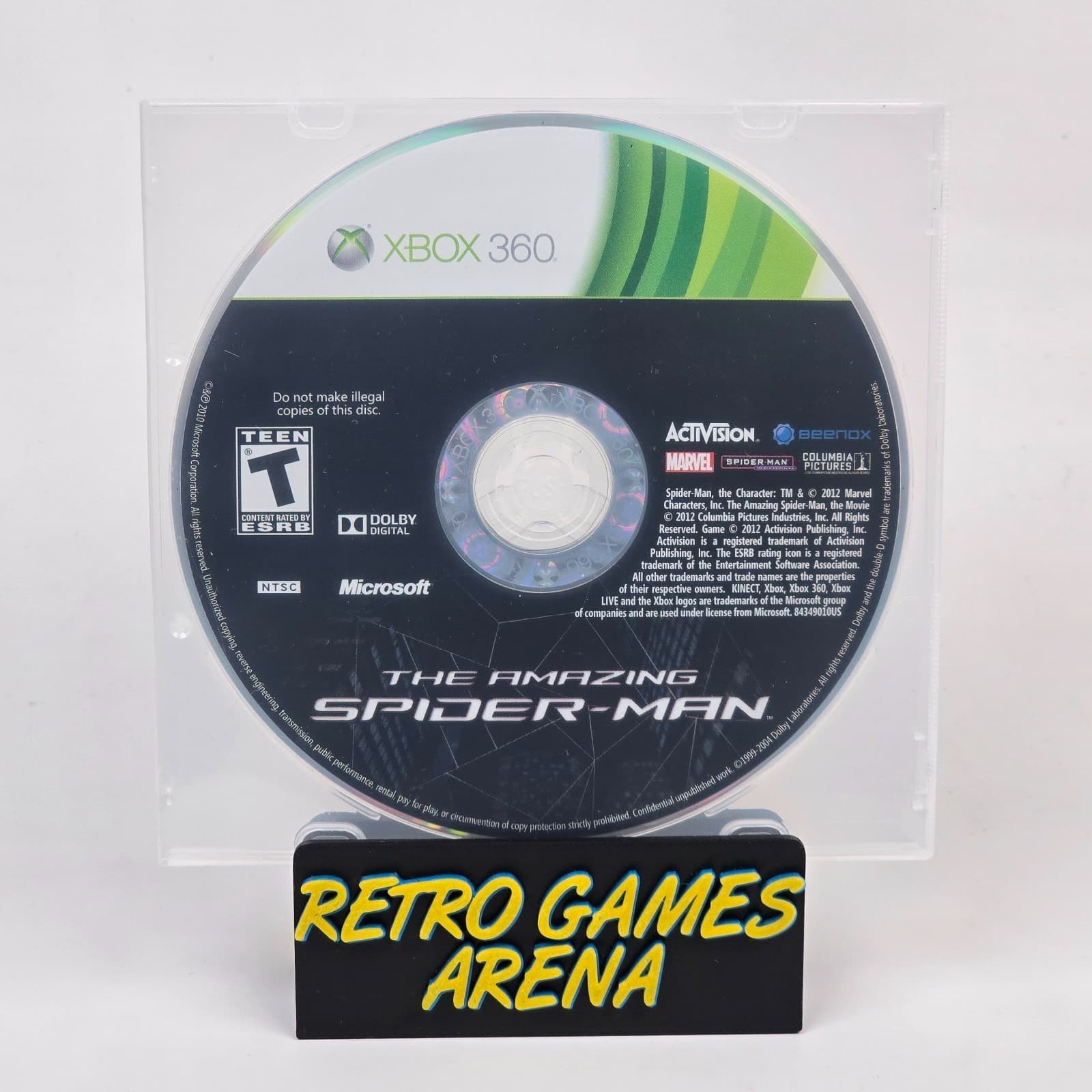 The Amazing Spider-Man (Xbox 360) Disc TESTED