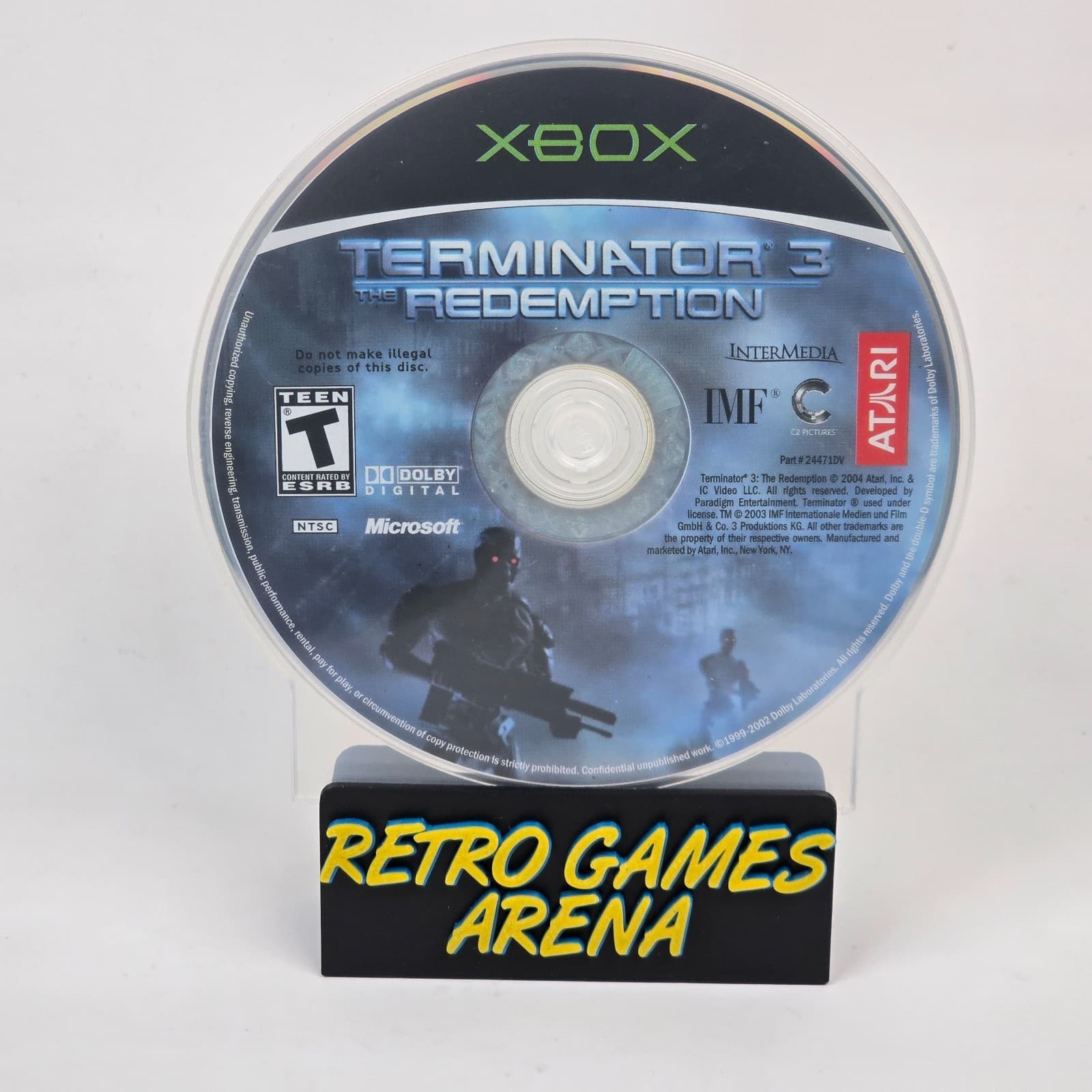 Terminator 3: The Redemption (Original Xbox) Disc