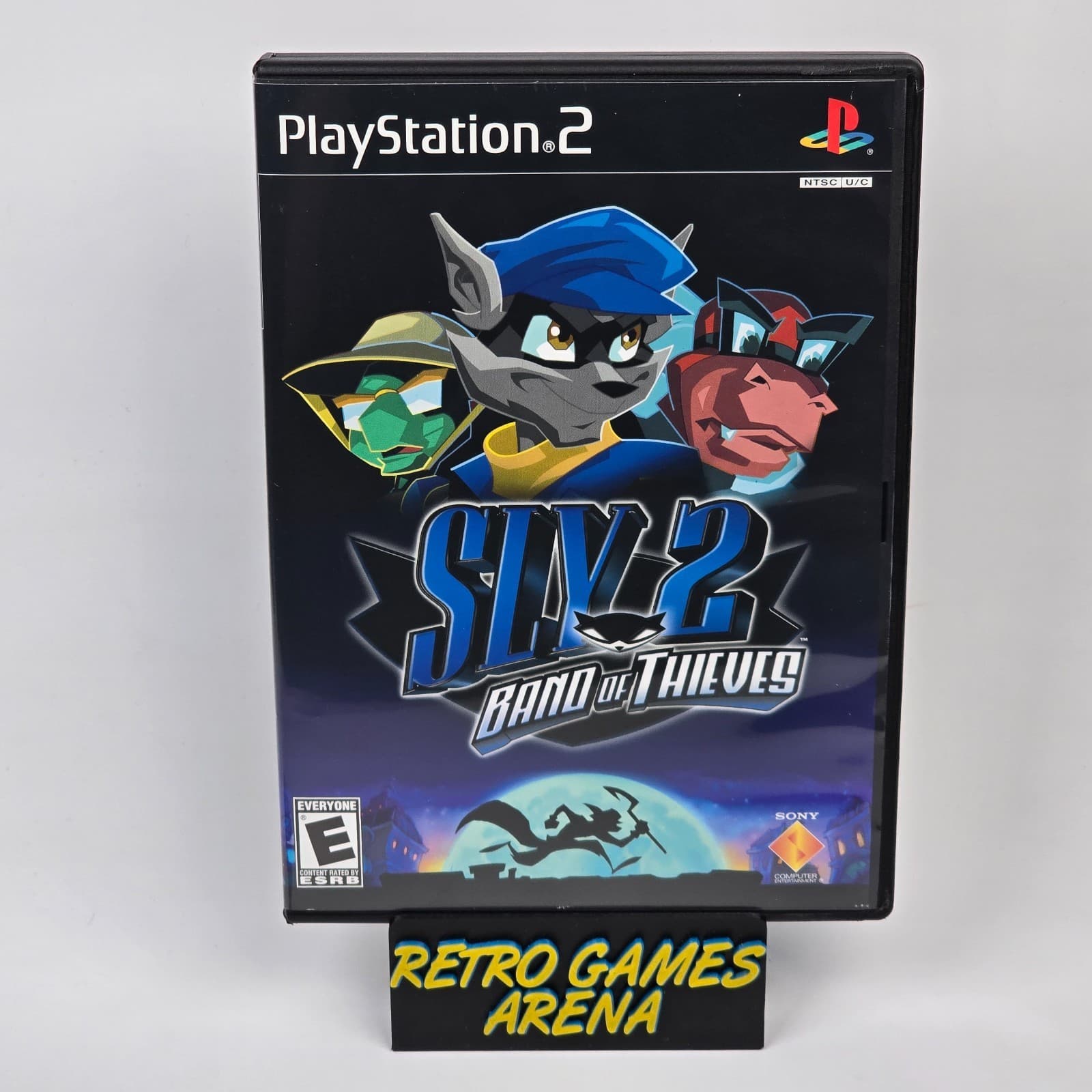 Sly 2: Band of Thieves (PlayStation 2 PS2) Black Label Case & Disc