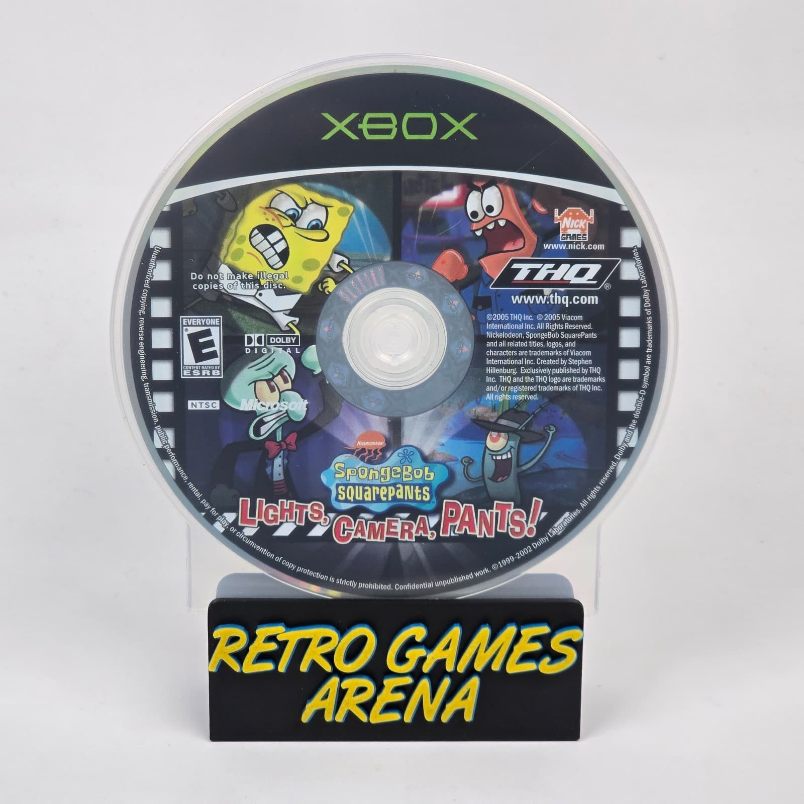 SpongeBob SquarePants: Lights Camera Pants (Original Xbox) Disc