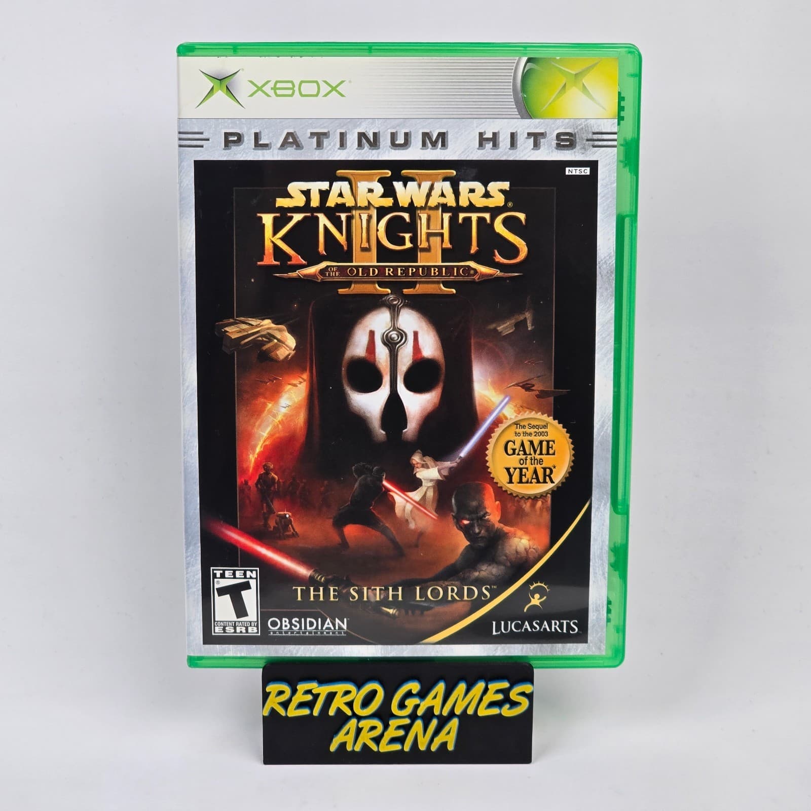Star Wars: Knights of the Old Republic II 2 (Original Xbox) Platinum Case & Disc