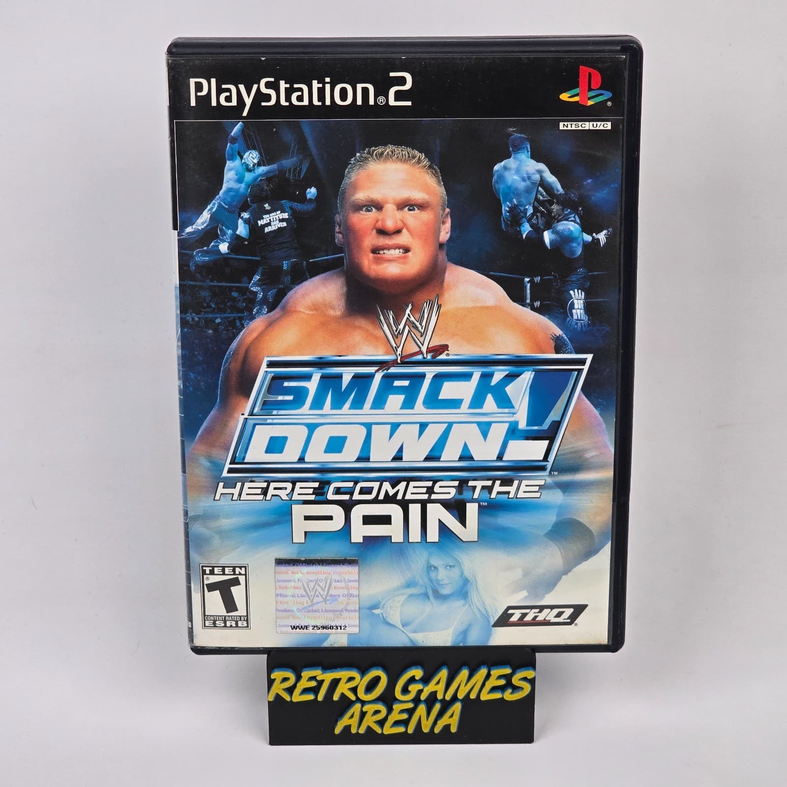 WWE Smackdown! Here Comes the Pain (PlayStation 2 PS2) Black Label CIB COMPLETE