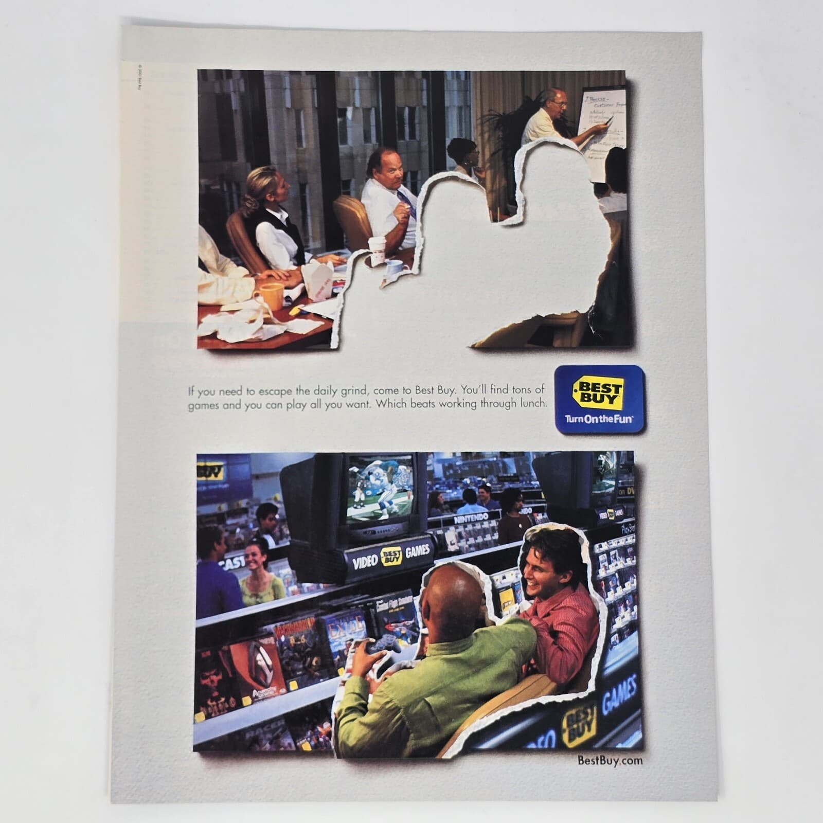 Best Buy Nintendo PS1 PC Escape The Grind Print Ad/Poster Official Promo Art