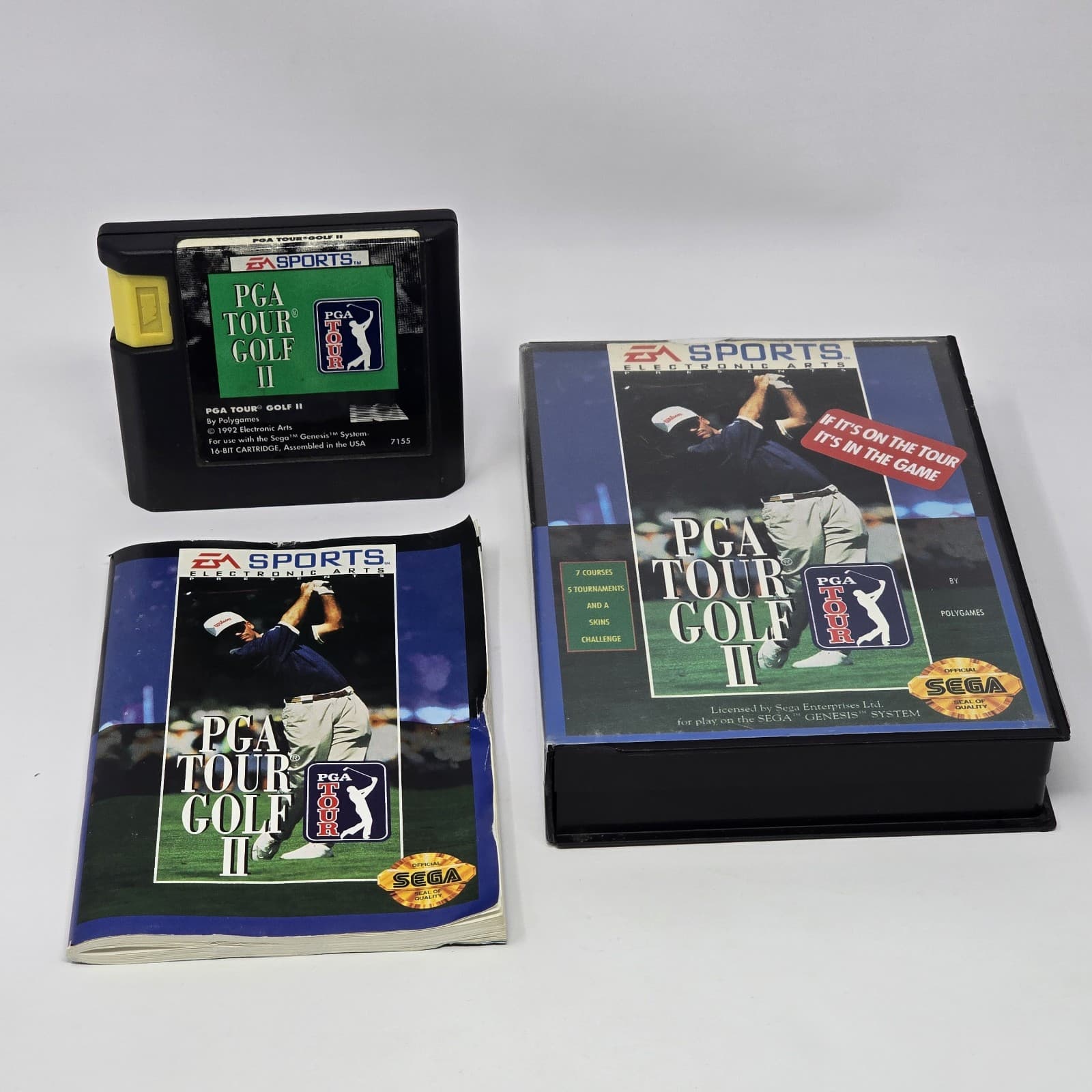 PGA Tour Golf II 2 (Sega Genesis) CIB COMPLETE & TESTED