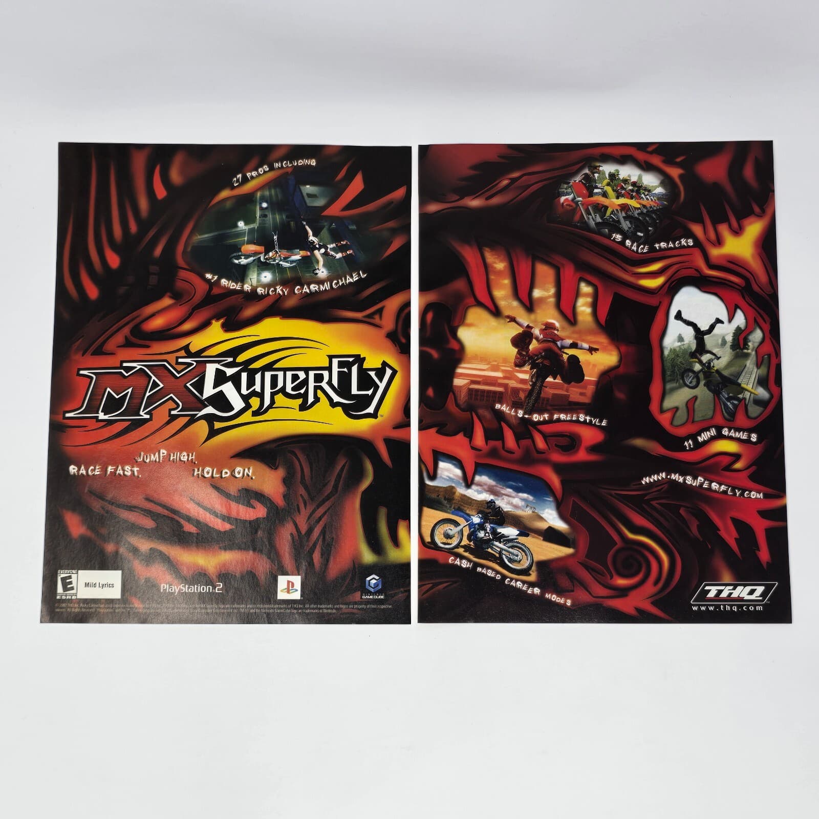 MX SuperFly Sony PlayStation 2 PS2 Nintendo GameCube Print Ad/Poster Promo Art
