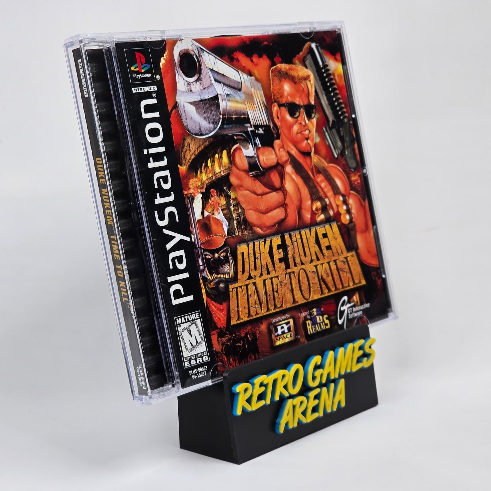 💿REFURBISHED Duke Nukem: Time to Kill (PlayStation 1 PS1) BL CIB COMPLETE💿