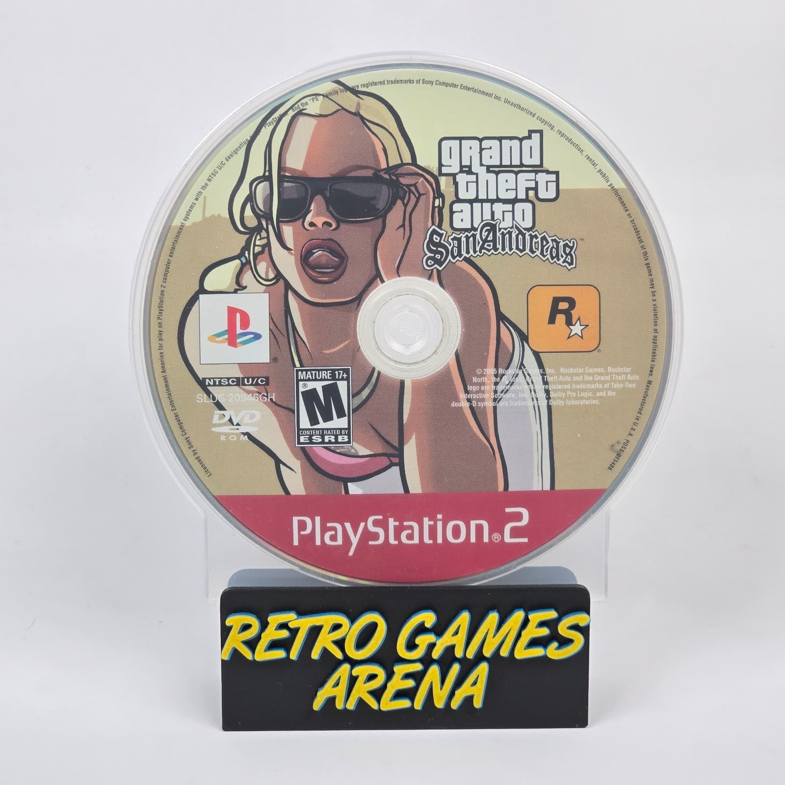 Grand Theft Auto: San Andreas (PlayStation 2 PS2) Greatest Hits Disc