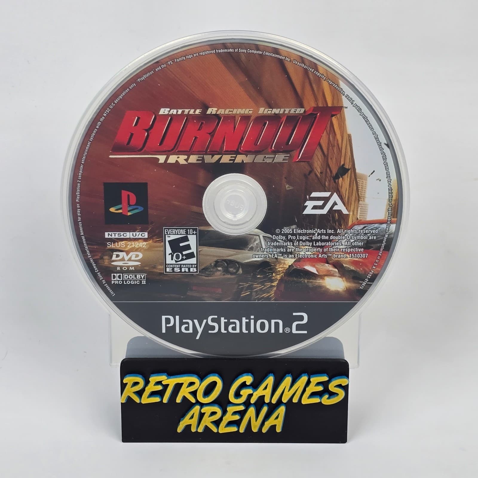 Burnout: Revenge (PlayStation 2 PS2) Black Label Disc
