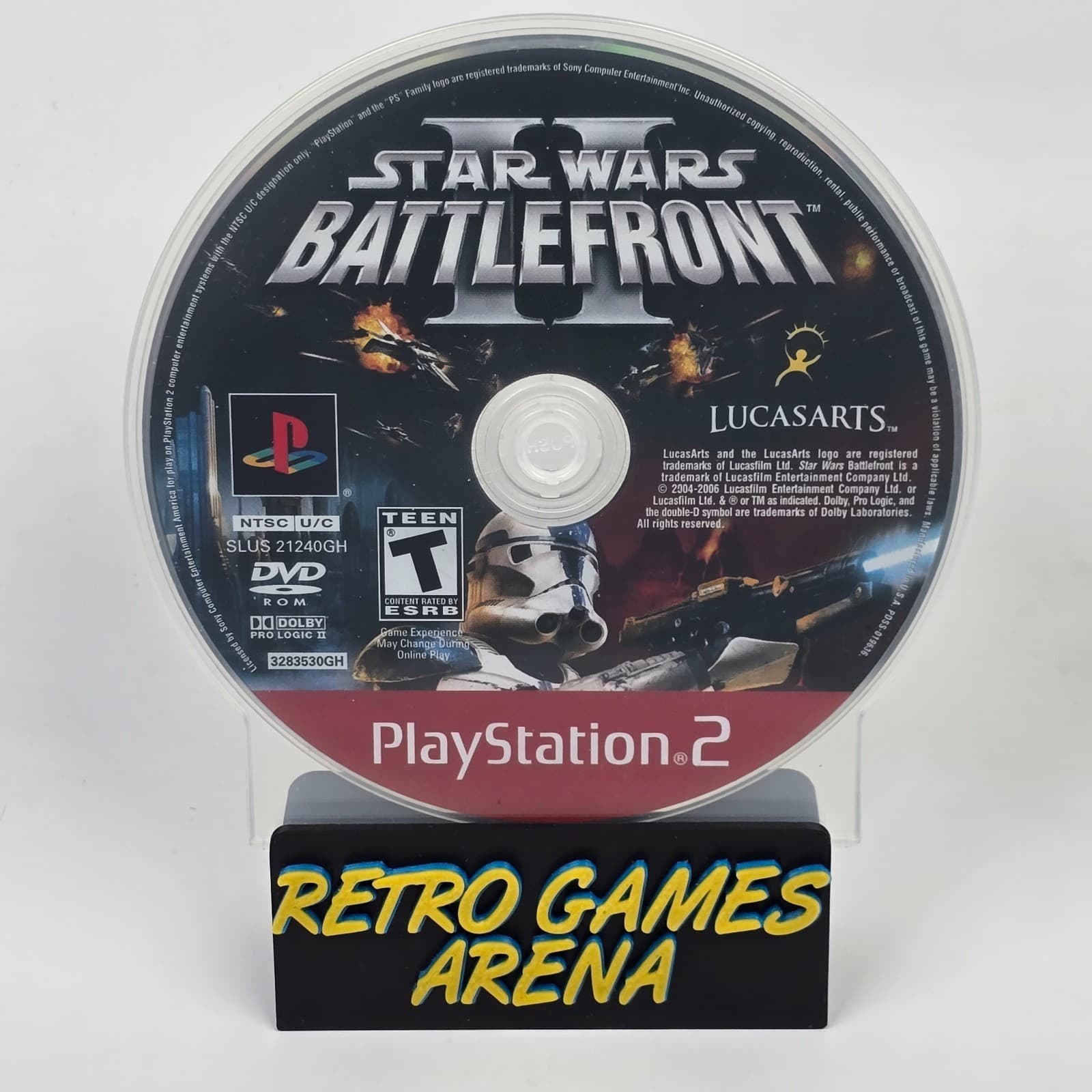 Star Wars: Battlefront II 2 (PlayStation 2 PS2) Greatest Hits Disc